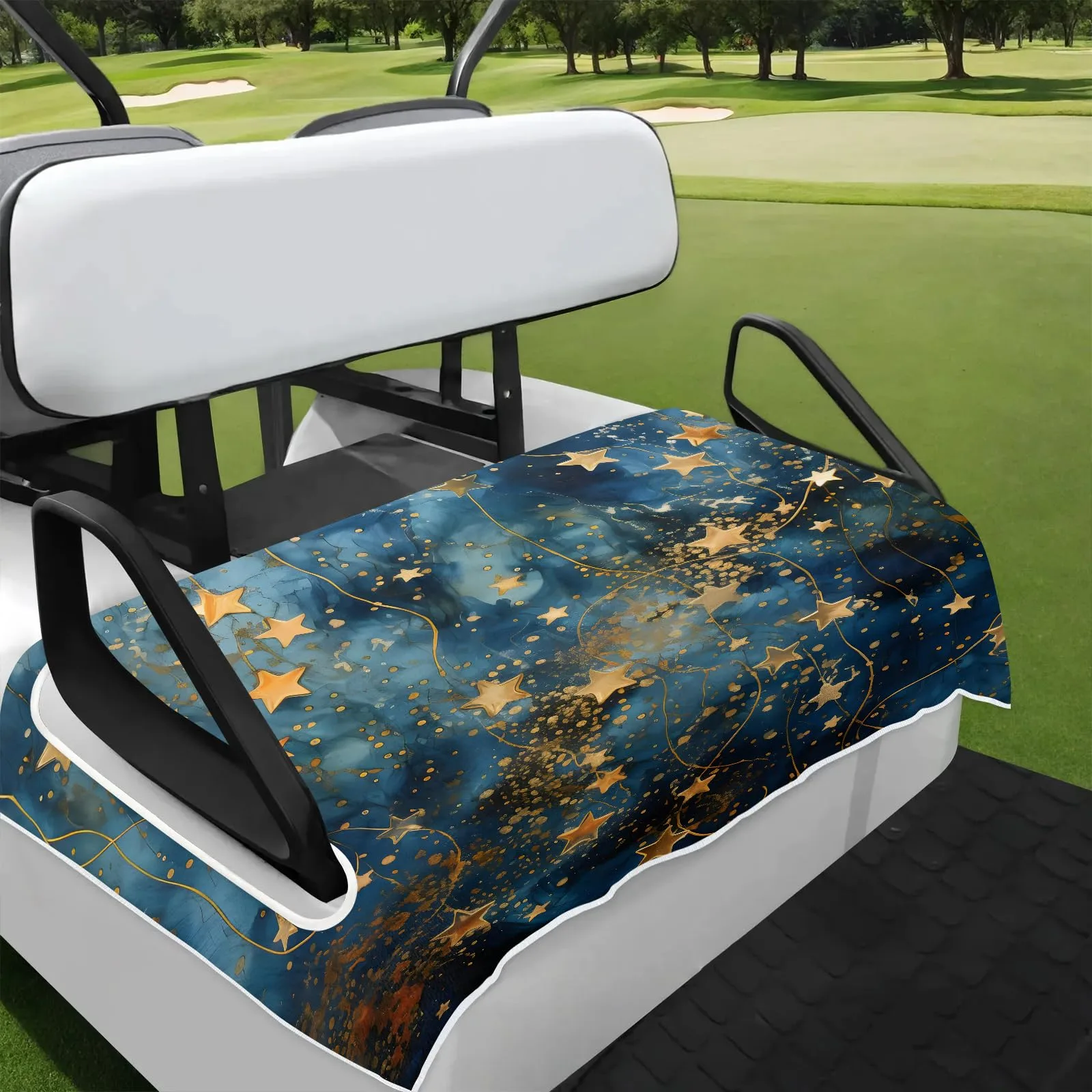 Tiveruda Golf Cart Seat Cover for Double Seats, 51 x 31 in