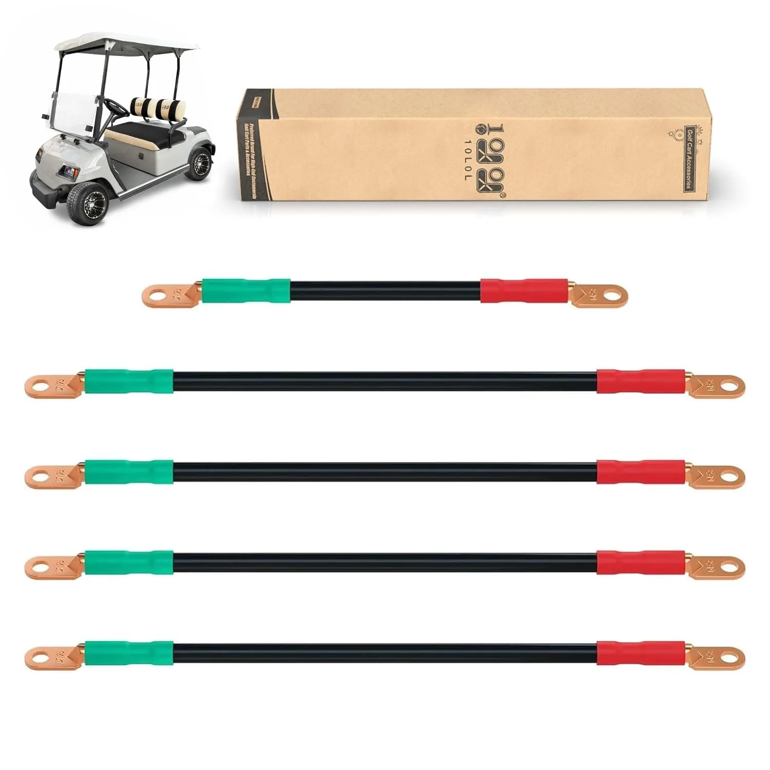 10L0L Battery Cable Set for Yamaha G22 48V
