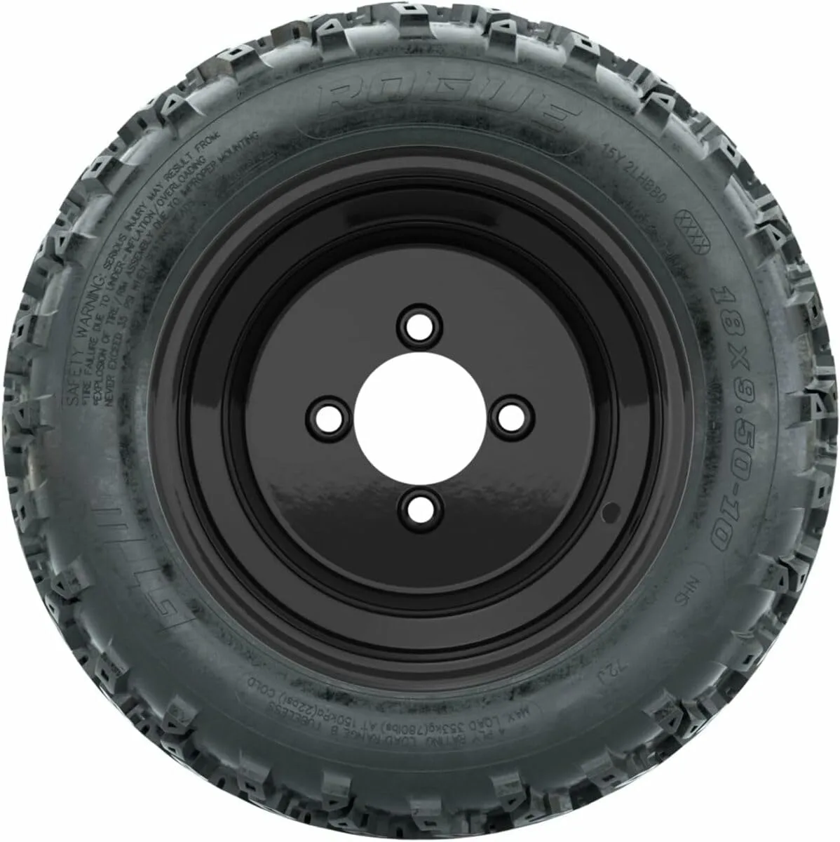 GTW A19-886 Rogue 18x9.5-10 Golf Cart Wheel Tire Set image 2