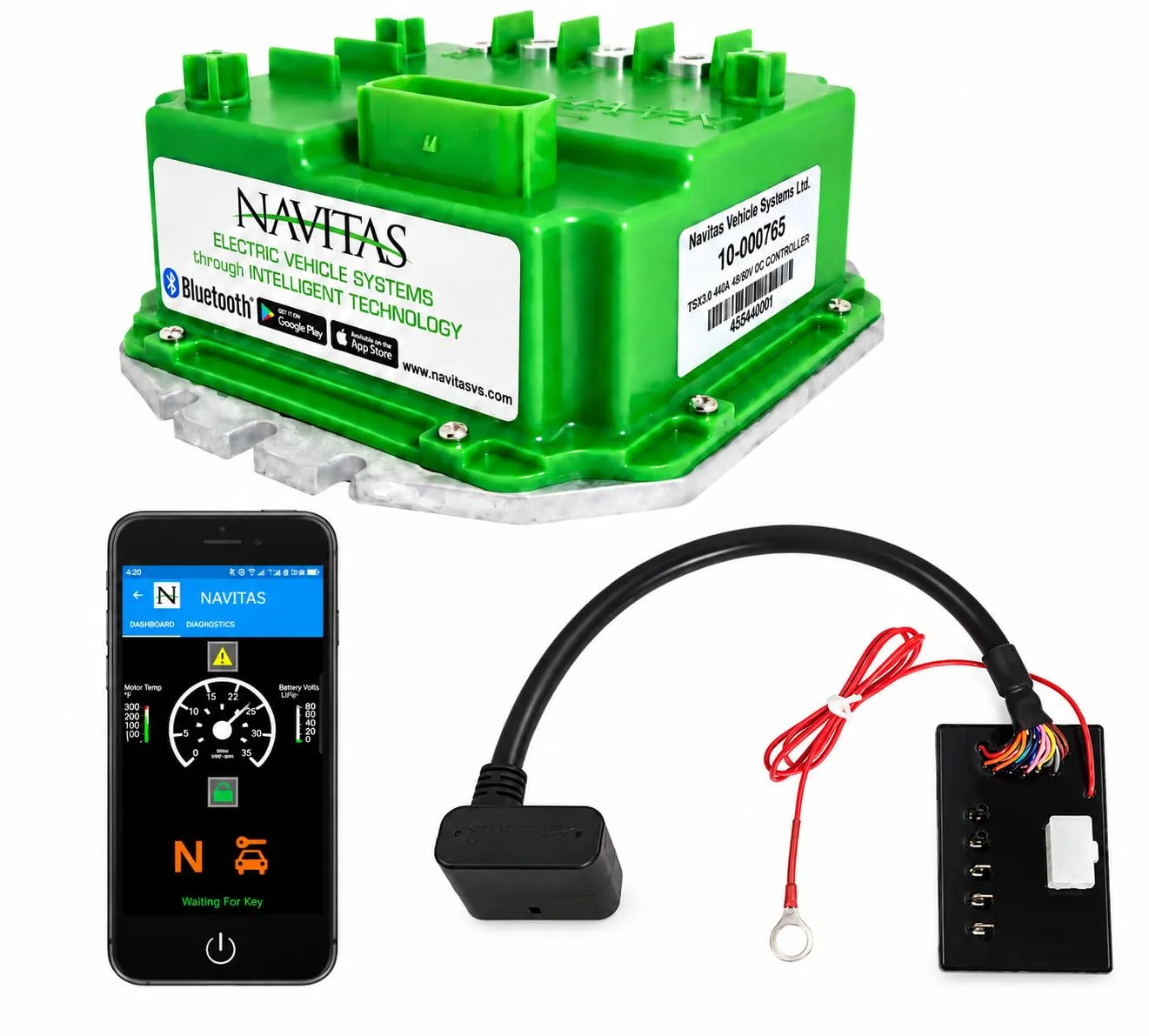 Navitas TSX3.0 440A Controller for 36V/48V Golf Carts