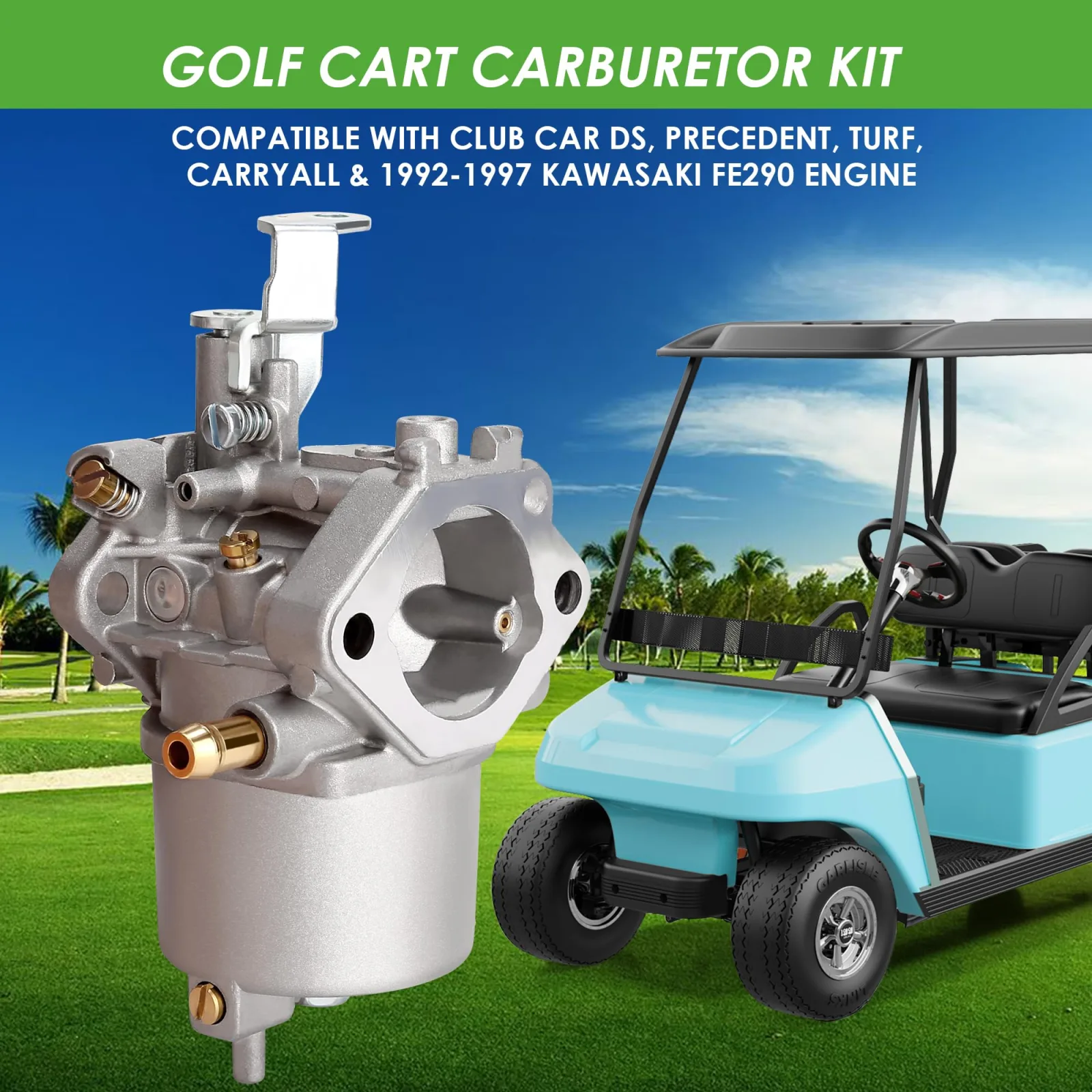 10L0L Carburetor Fuel Pump Kit for Club Car FE290 image 4