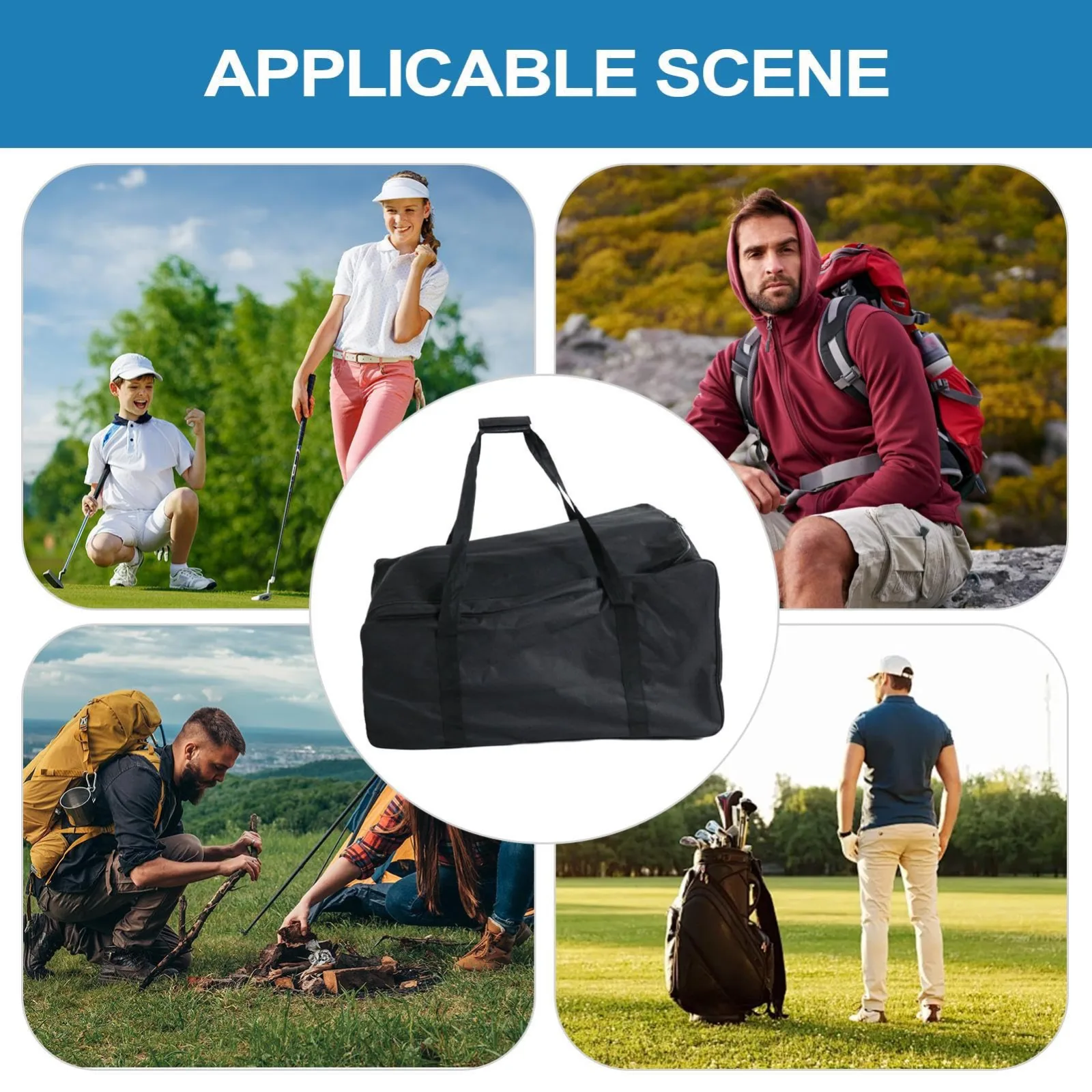 Generic Golf Cart Bag Carrier Rain Cover image 4