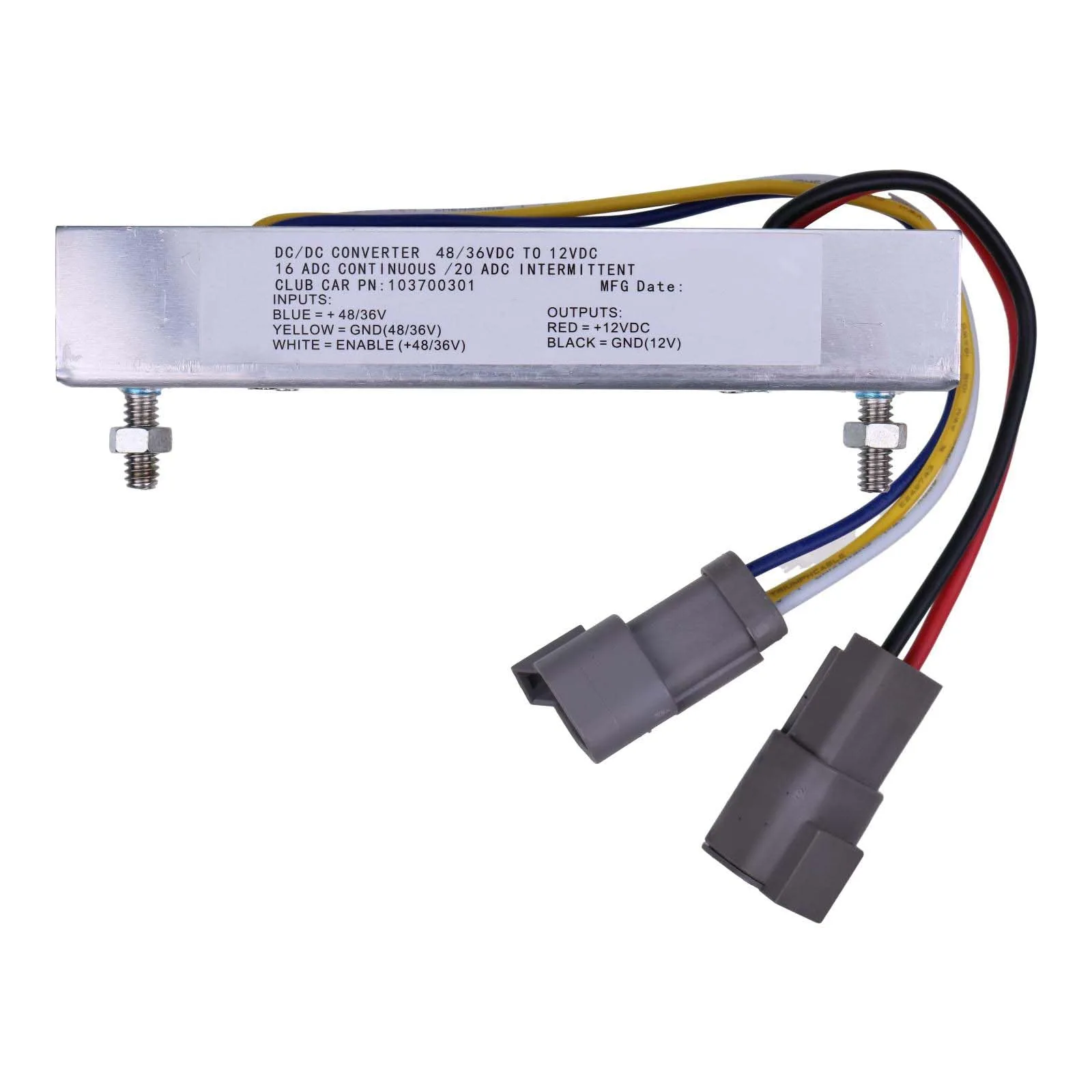 HOLDWELL 103700301 36V/48V to 12V DC Converter image 2