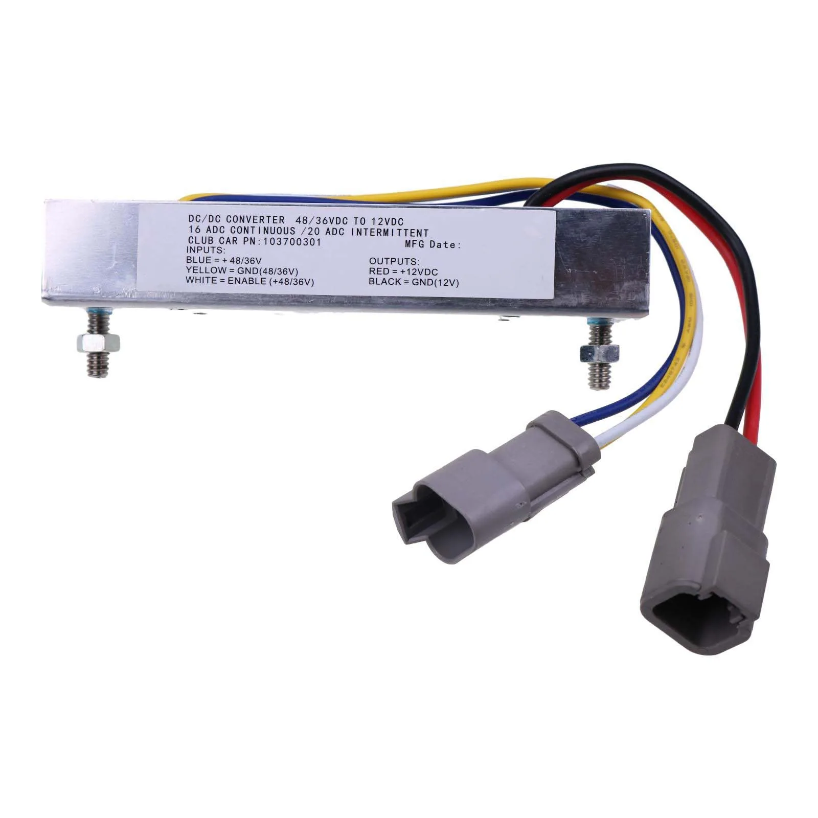 HOLDWELL 103700301 36V/48V to 12V DC Converter image 3
