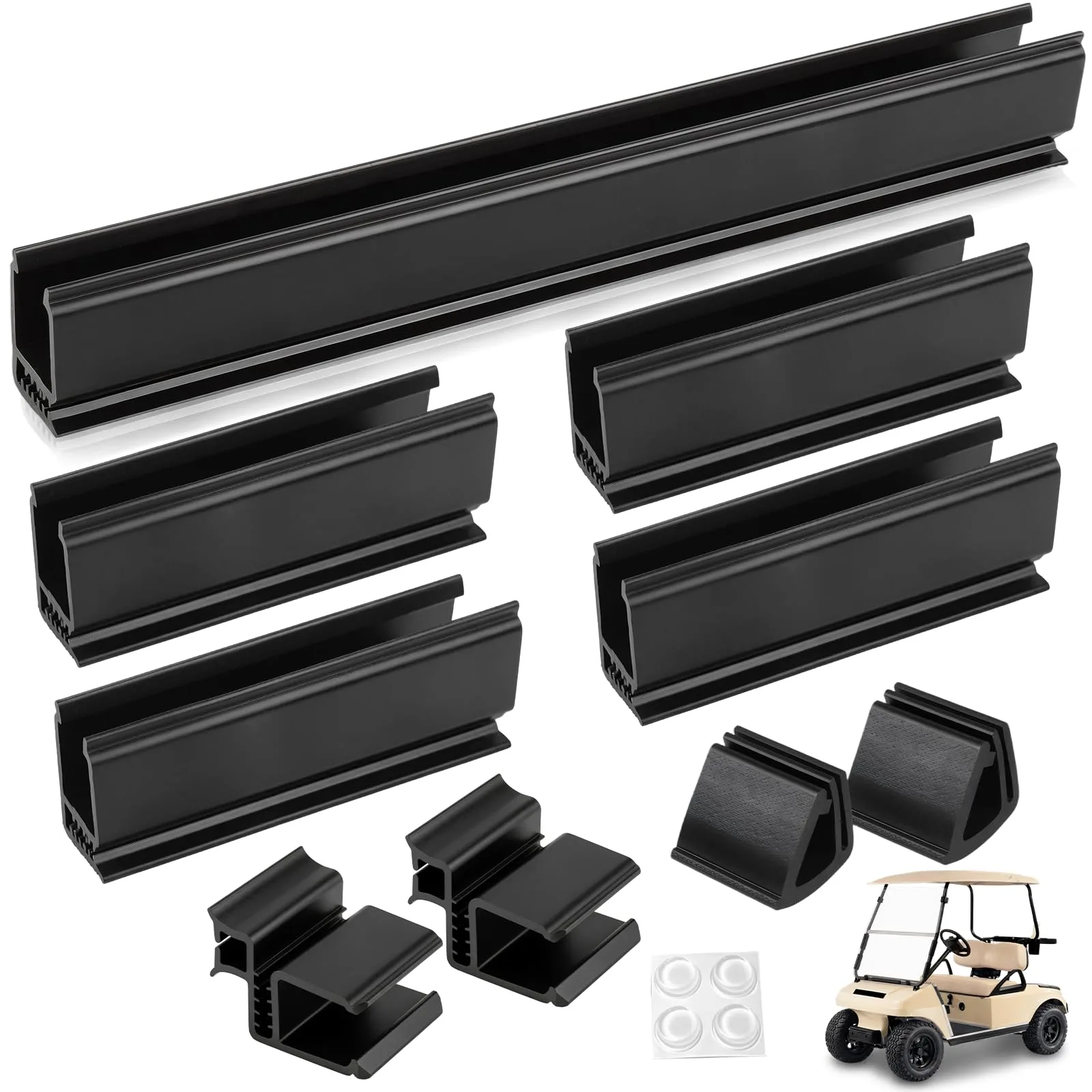 iLSKW Golf Cart Windshield Clip Kit for Club Car DS & Yamaha