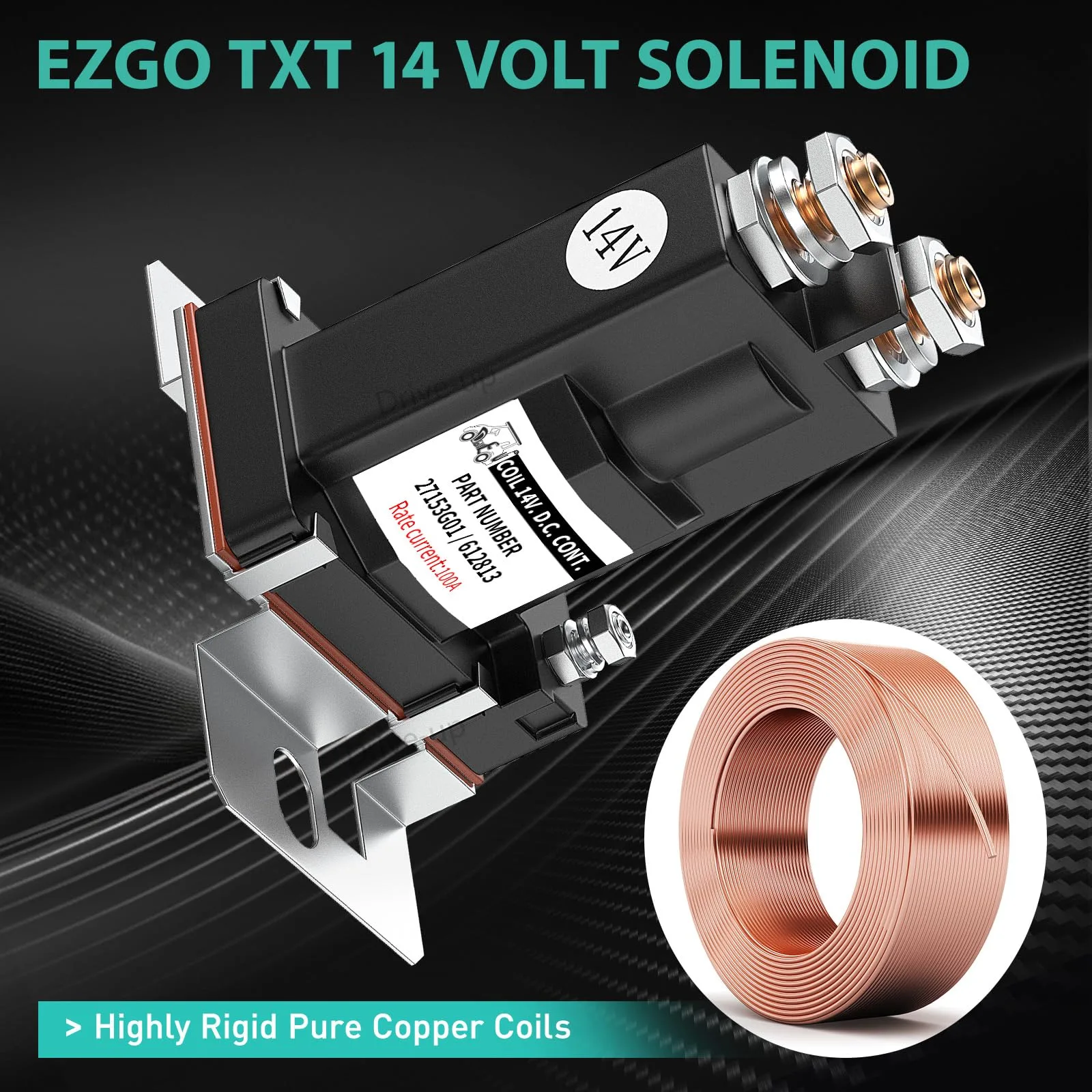 DRIVE UP 14V Solenoid for E-Z-GO Gas Golf Carts image 2