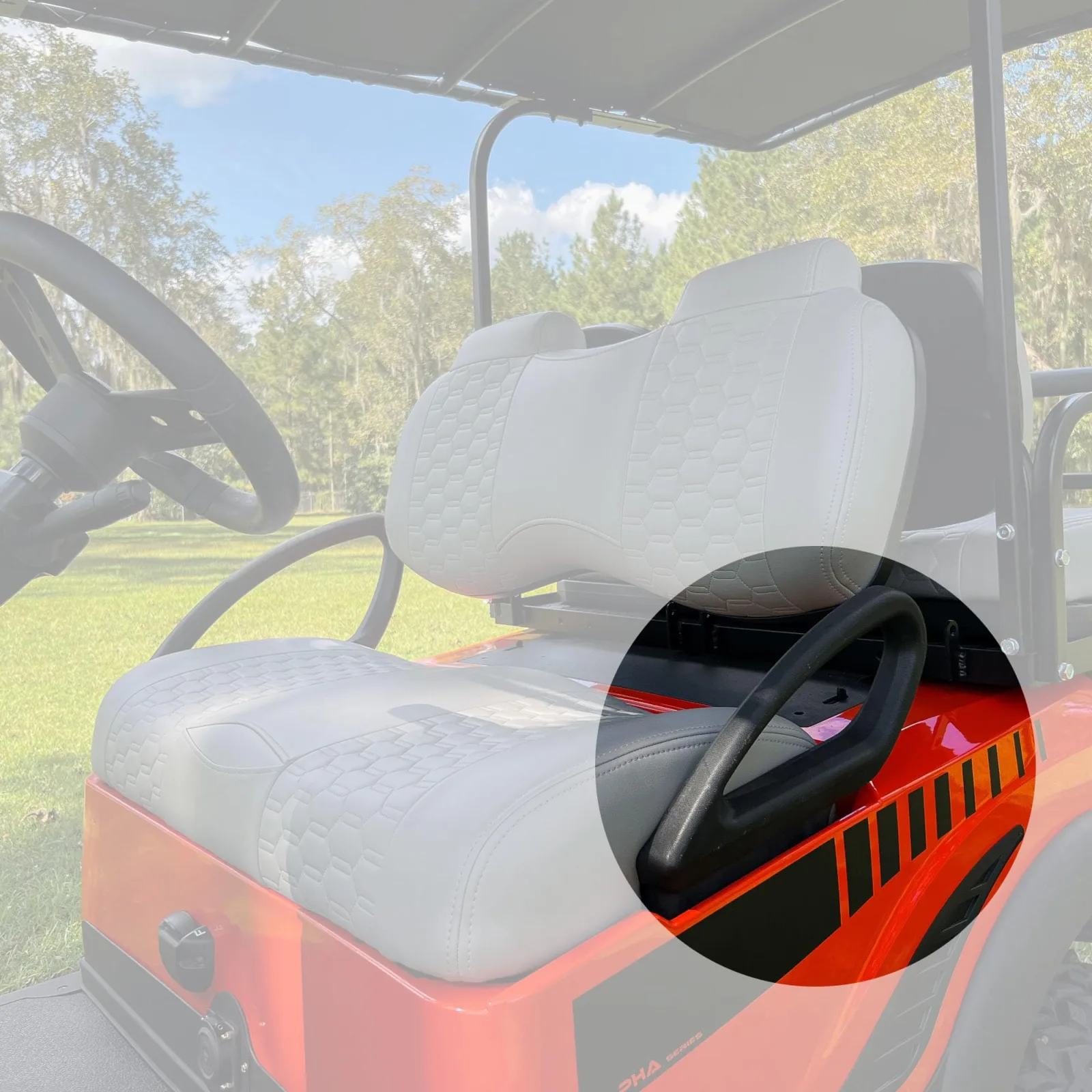 Performance Plus Carts Club Car Precedent Armrest 6358 image 3
