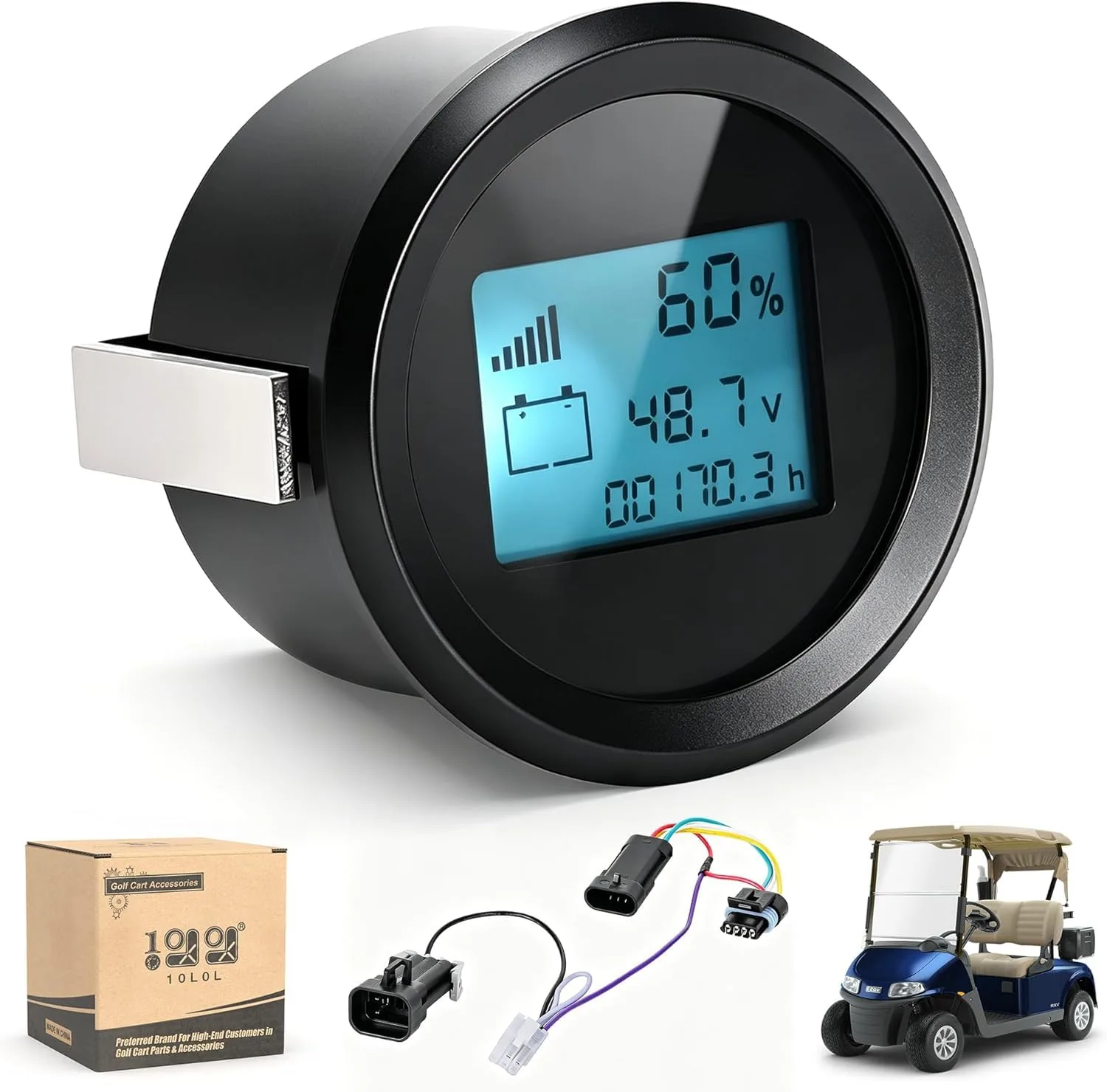 10L0L Battery Meter for E-Z-GO RXV 48V