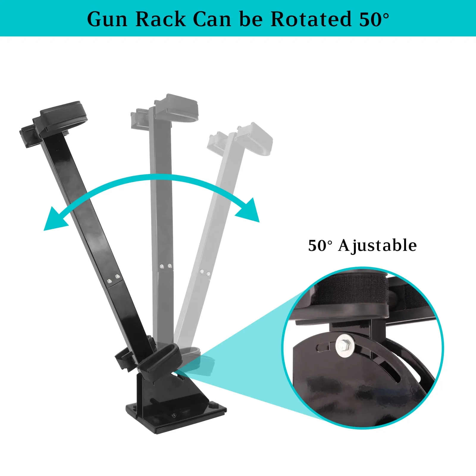 10L0L Universal Golf Cart Gun Holder for Yamaha and Club Car image 3
