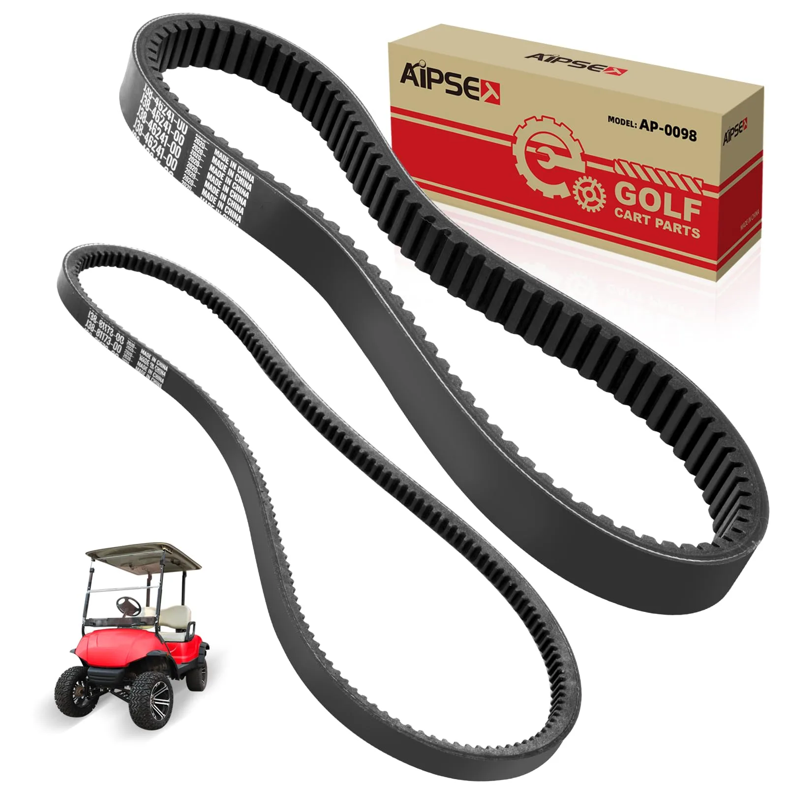 AIPSET Dive & Starter Belt Kit for Yamaha G2–G29 and Drive 4-Cycle (AP0098N)