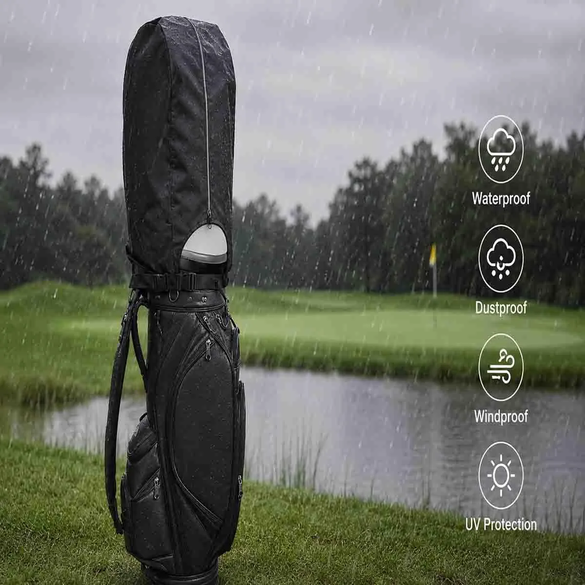 FCbfcdBS Rain Cover for Datrek Transit Cart image 2