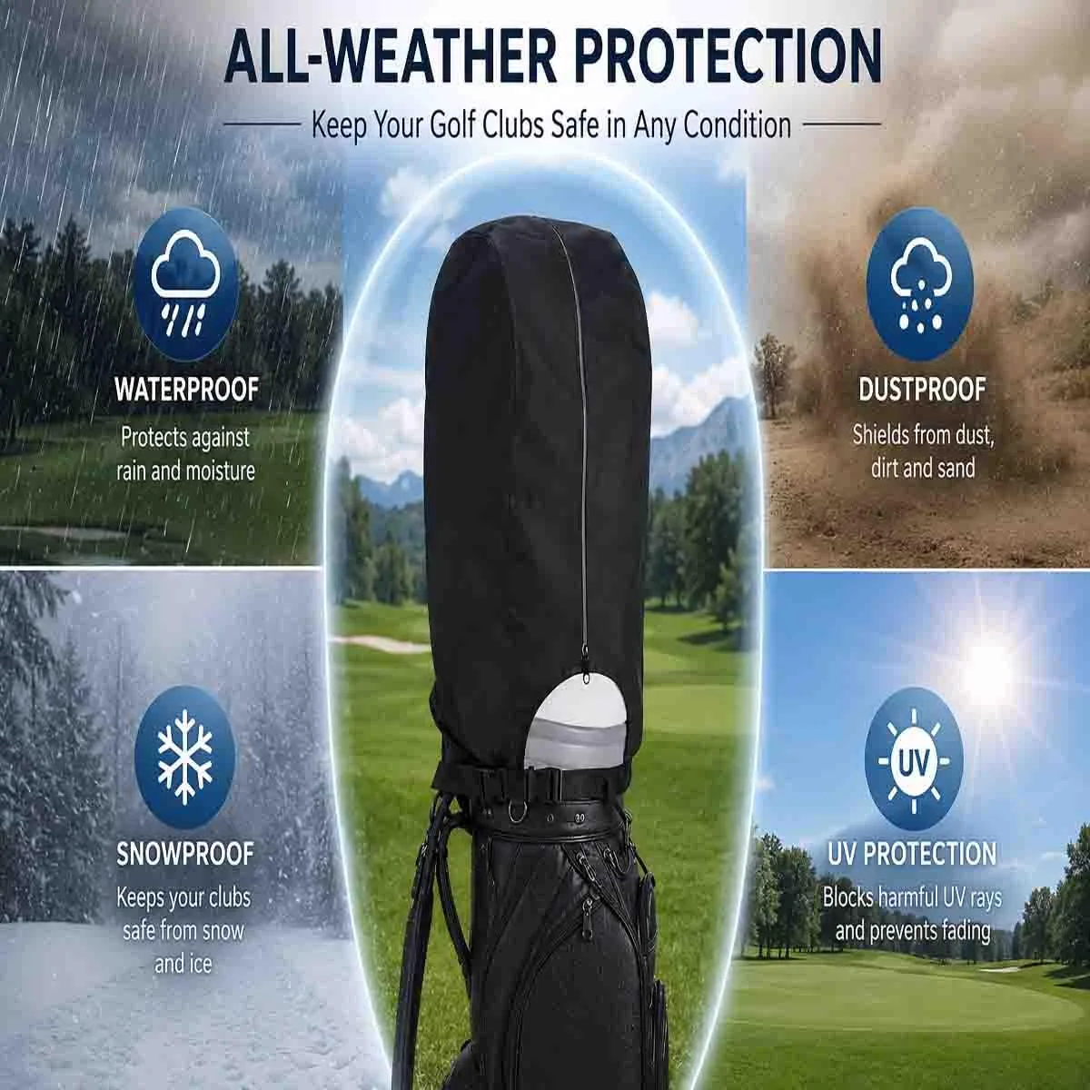 FCbfcdBS Rain Cover for Datrek Transit Cart image 3