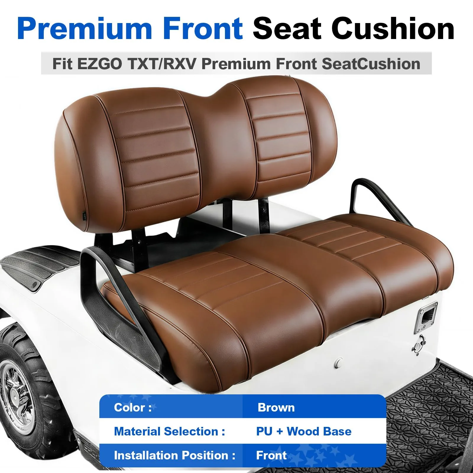 NOKINS Front Seat Kit for E-Z-GO TXT (1994+) & RXV (2008+) - NKS3000KIT image 2