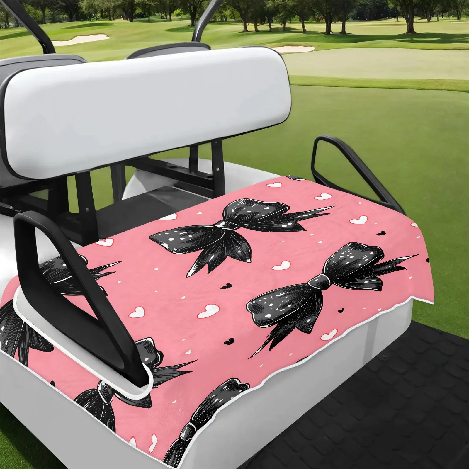 Tiveruda Golf Cart Seat Cover for Double Seats, 51 x 31 in