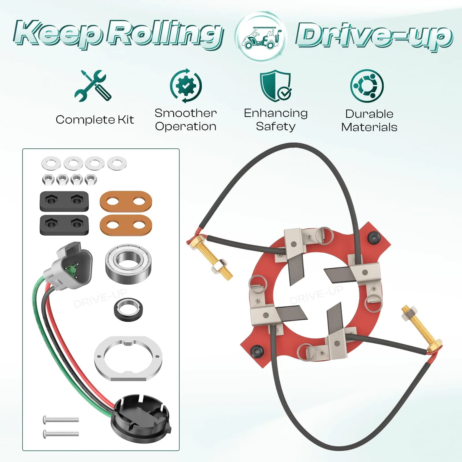 DRIVE UP DU00162 GE Motor Repair Kit for Club Car image 2