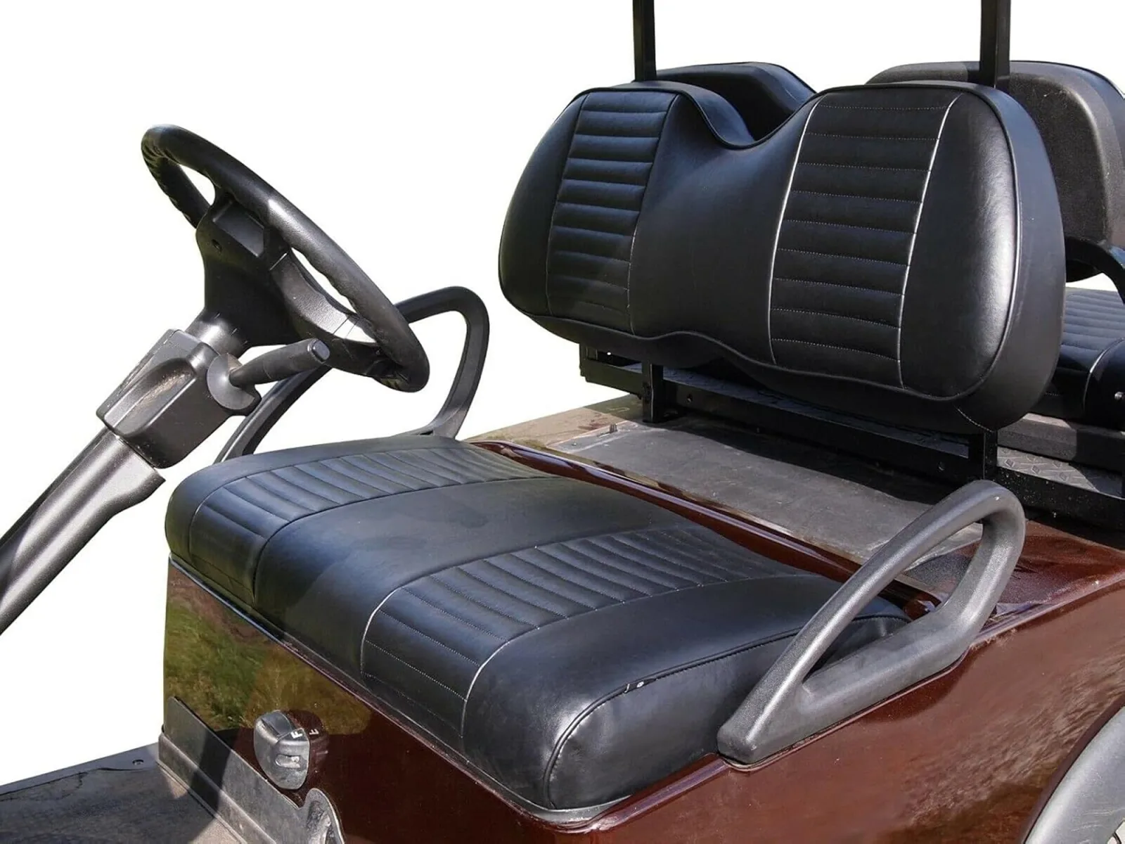 Club Car Precedent Tempo Front Seat Cover Set Black image 2