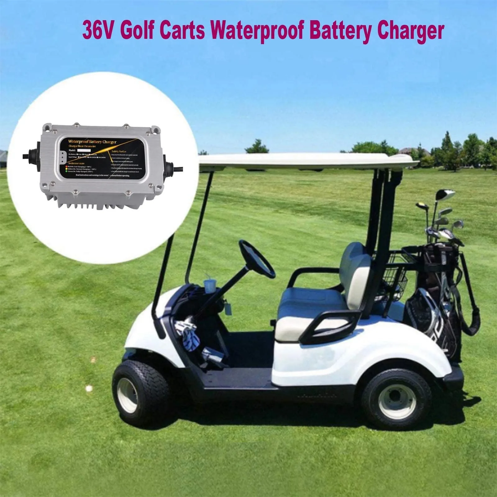 Lzyjckh 1500W Golf Cart Battery Charger 12V-72V image 4