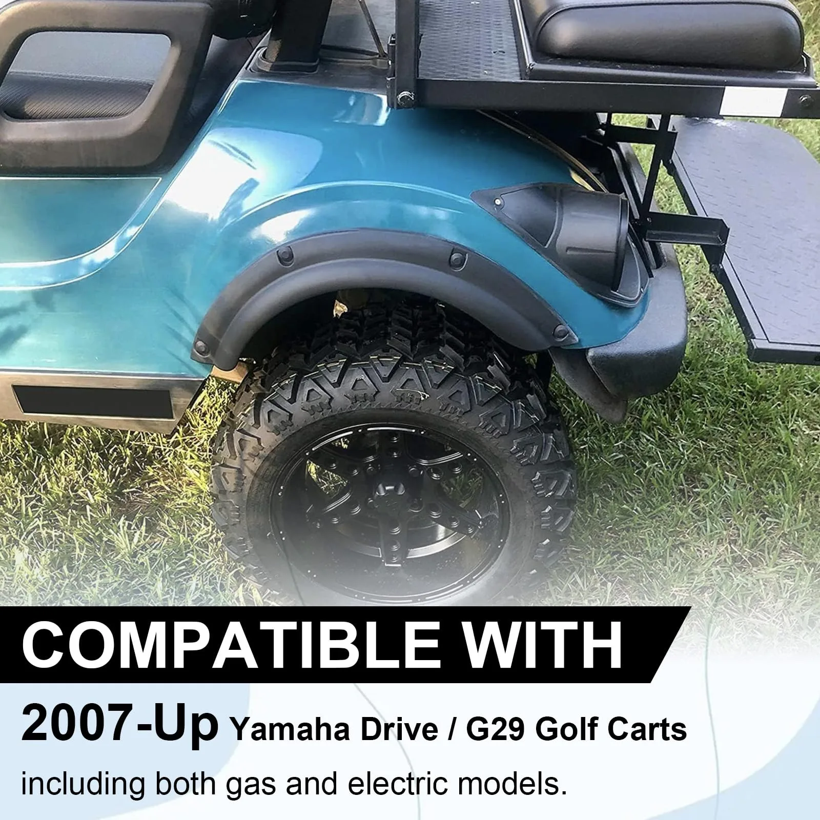 Kqqio Fender Flares for Yamaha Drive/G29, 4-Piece Set image 2