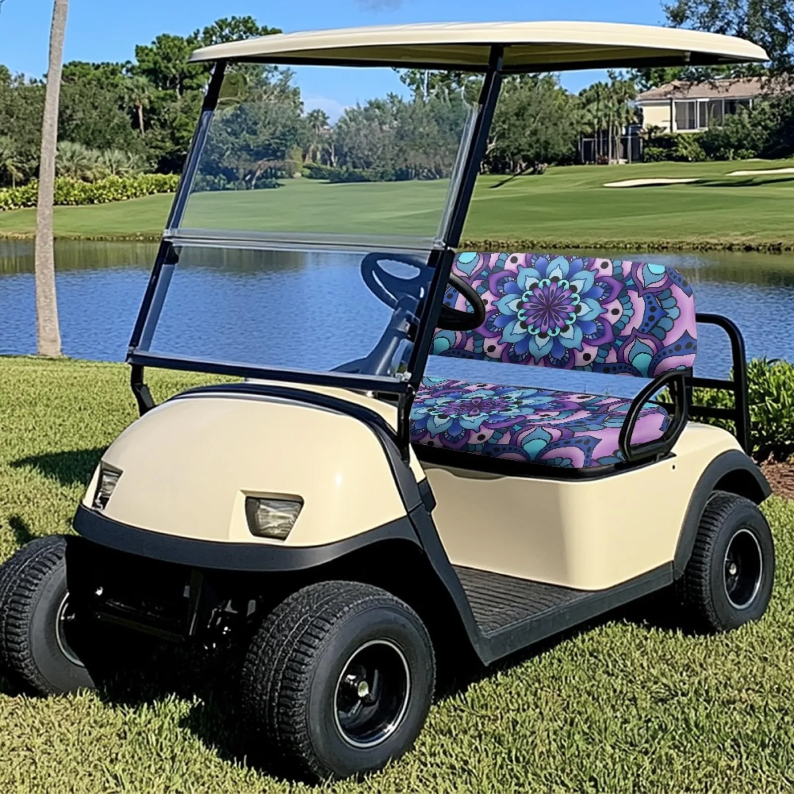 Knextrepoy Golf Cart Seat Covers for Club Car image 2