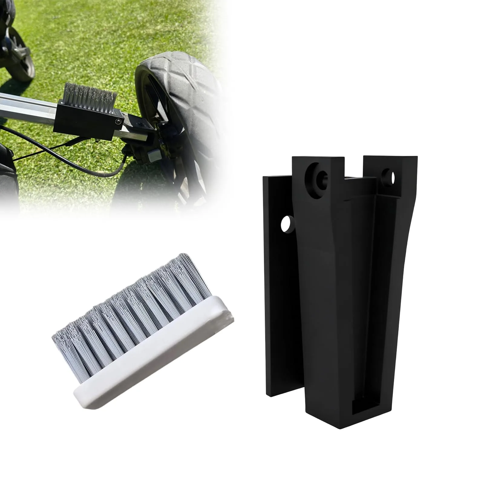 KEJKHA Shoe Brush for Bag Boy Nitron Push Cart