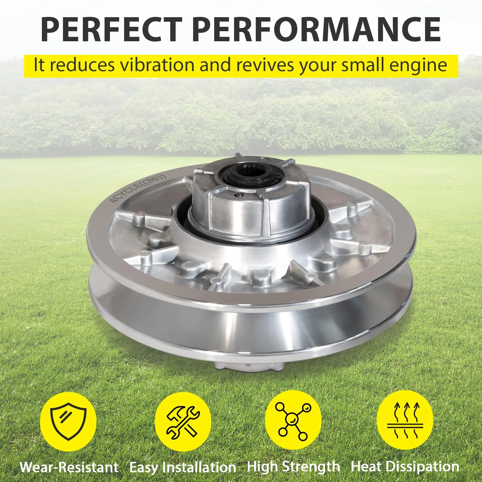 Orle Oko Secondary Driven Clutch for EZ-GO Gas Golf Carts image 2
