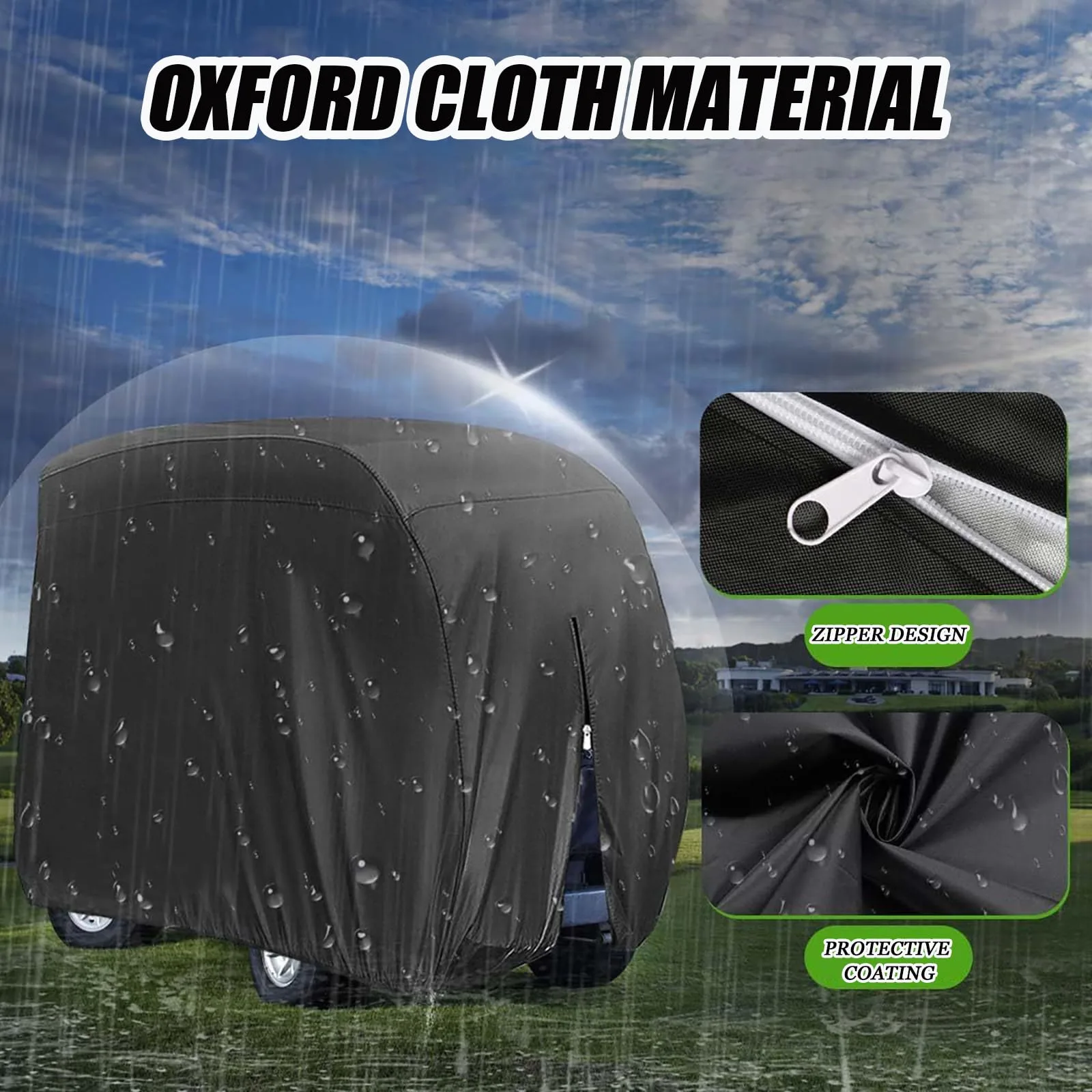 XDGDHSH Golf Cart Cover for Tomberlin Personal LSV 4-Passenger (2016-2026) image 2
