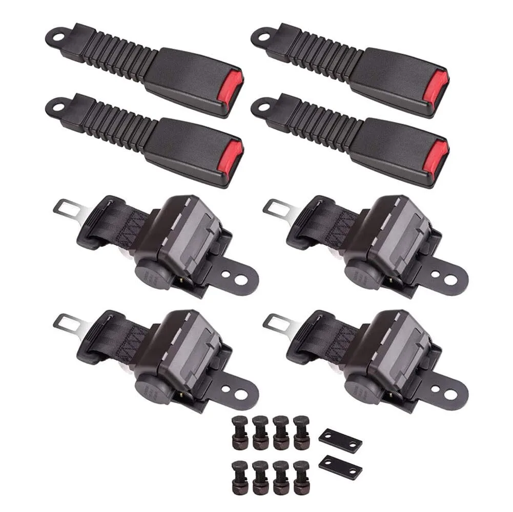 Golf Cart Retractable Lap Seat Belts Mod-G33S-391