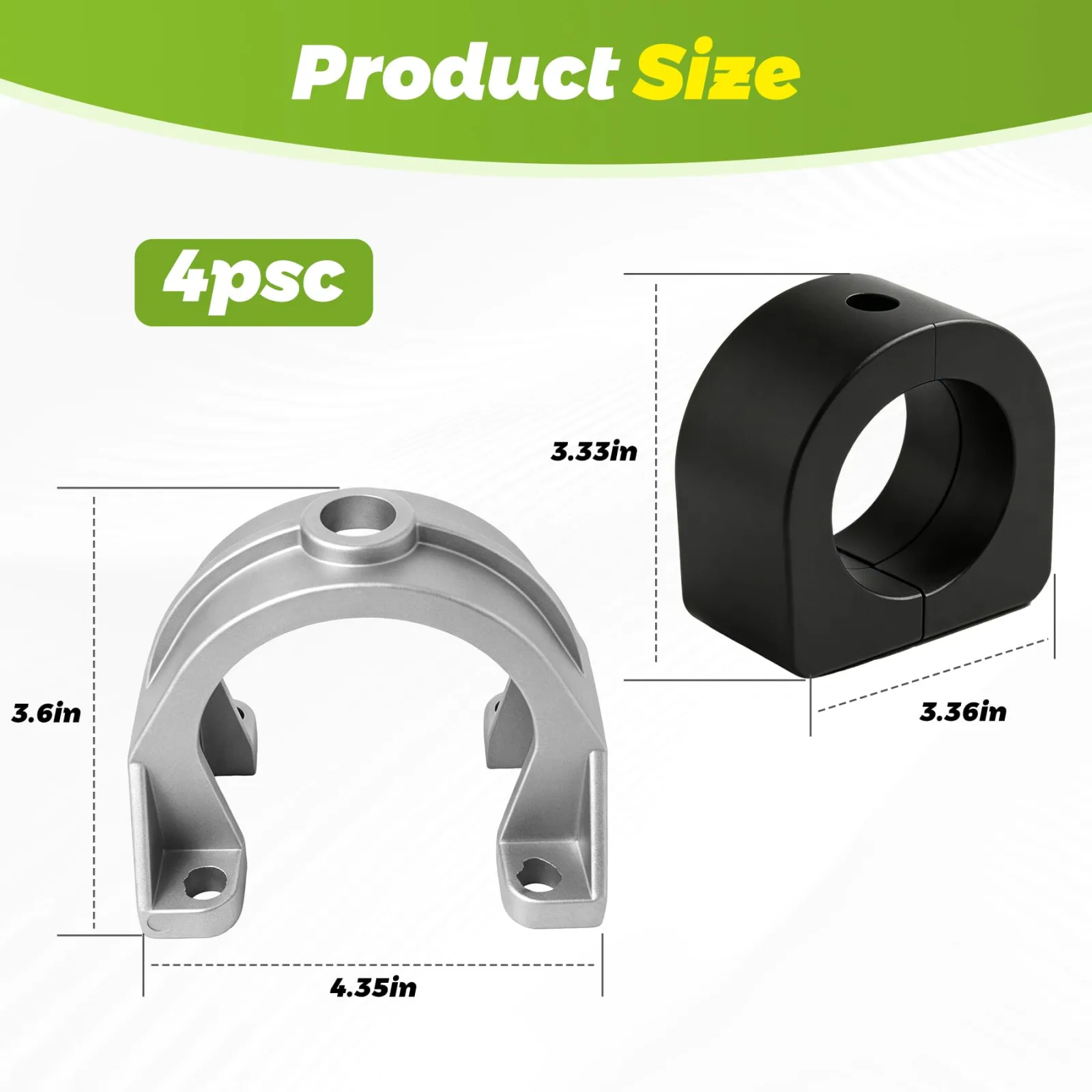 Zorqon Rear Spring Mount Cap Rubber Bushing — Replaces 72037-G01 / 72117-G01 image 2