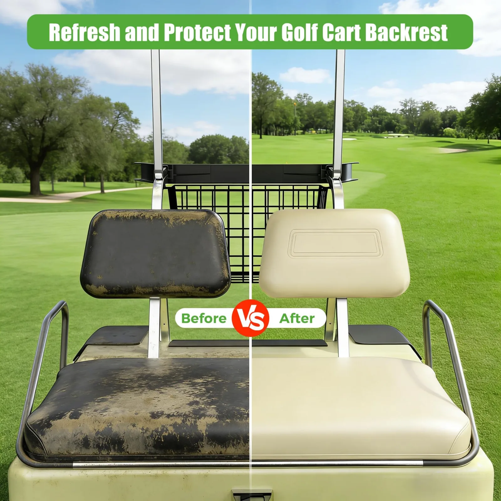 10L0L Front Seat Backrests for Club Car DS, 1979-2000.5 image 4