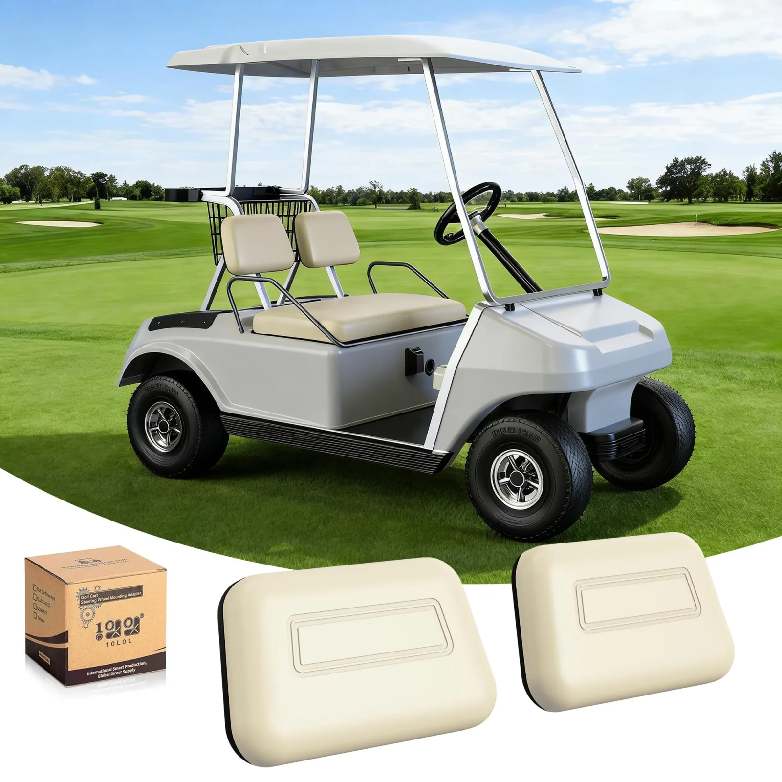 10L0L Front Seat Backrests for Club Car DS, 1979-2000.5