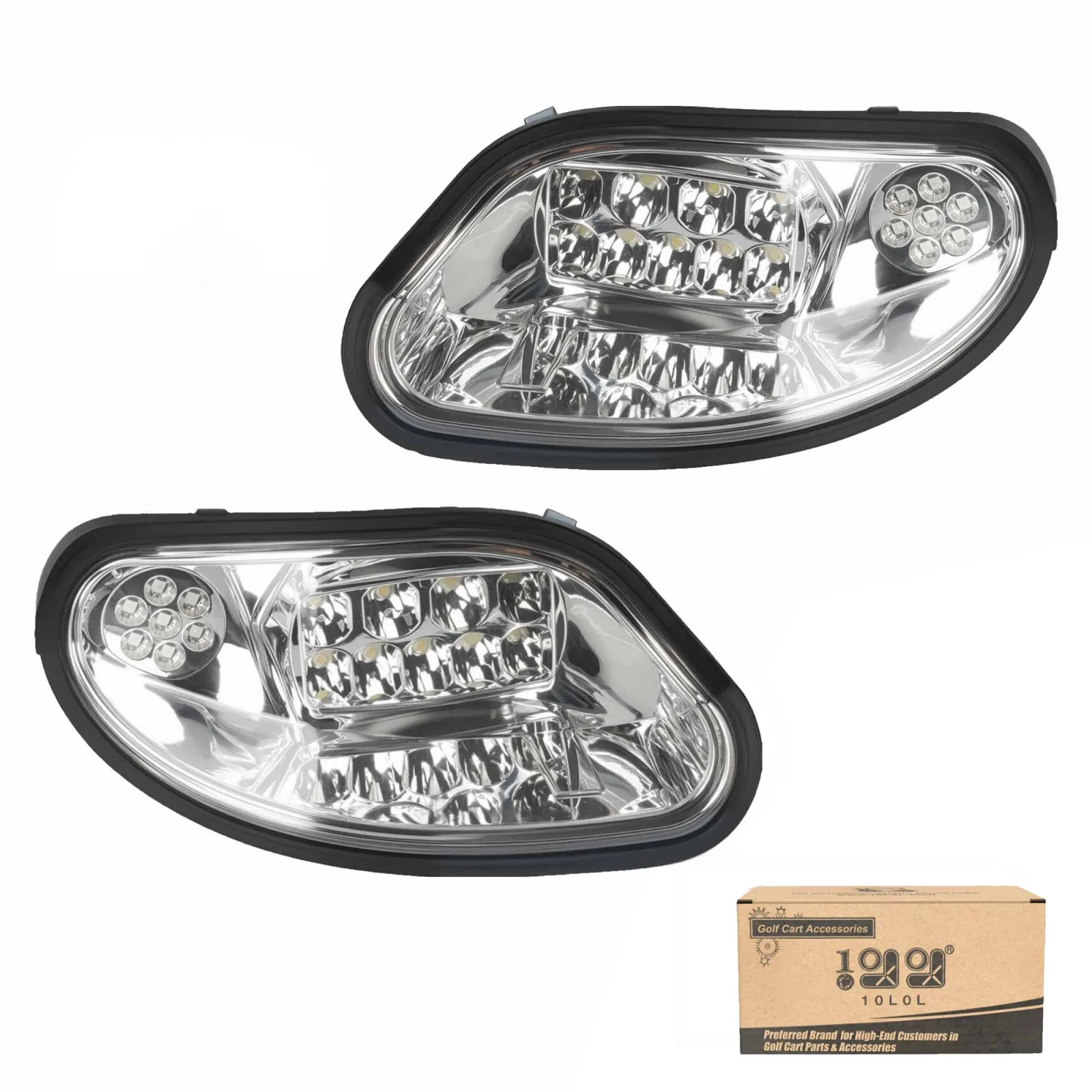 10L0L Headlights for E-Z-GO TXT/T48 2014-Up, 12V