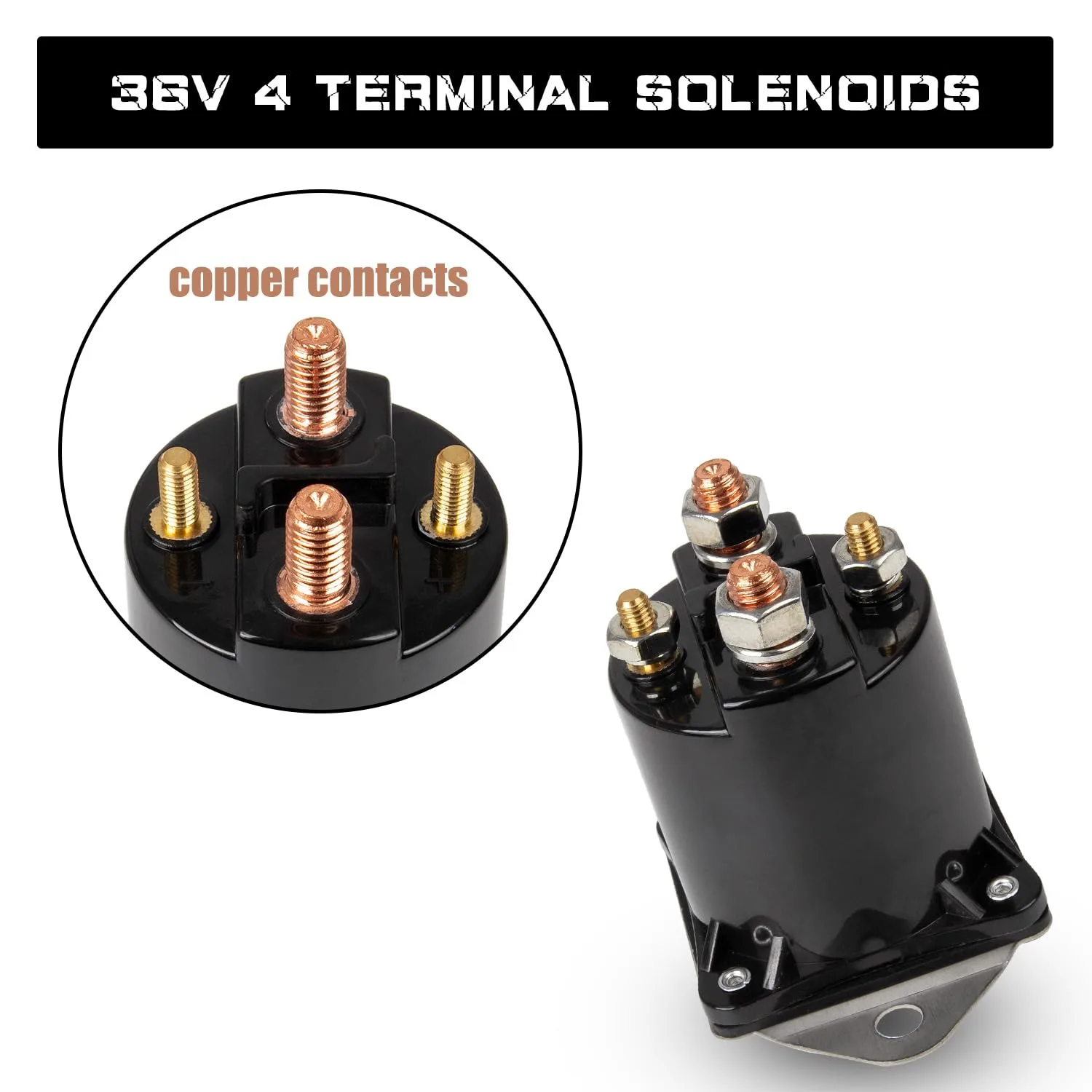 RANSOTO LW092 36V Solenoid for Club Car DS image 2