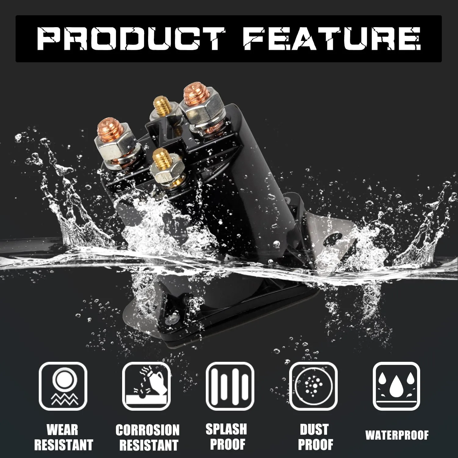 RANSOTO LW092 36V Solenoid for Club Car DS image 3