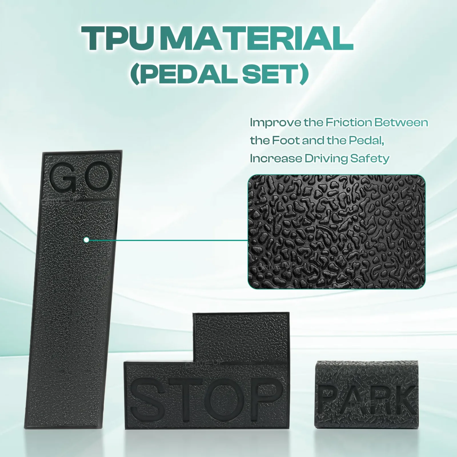 DRIVE UP Pedal Pad Covers for Club Car DS, DU00003 image 2