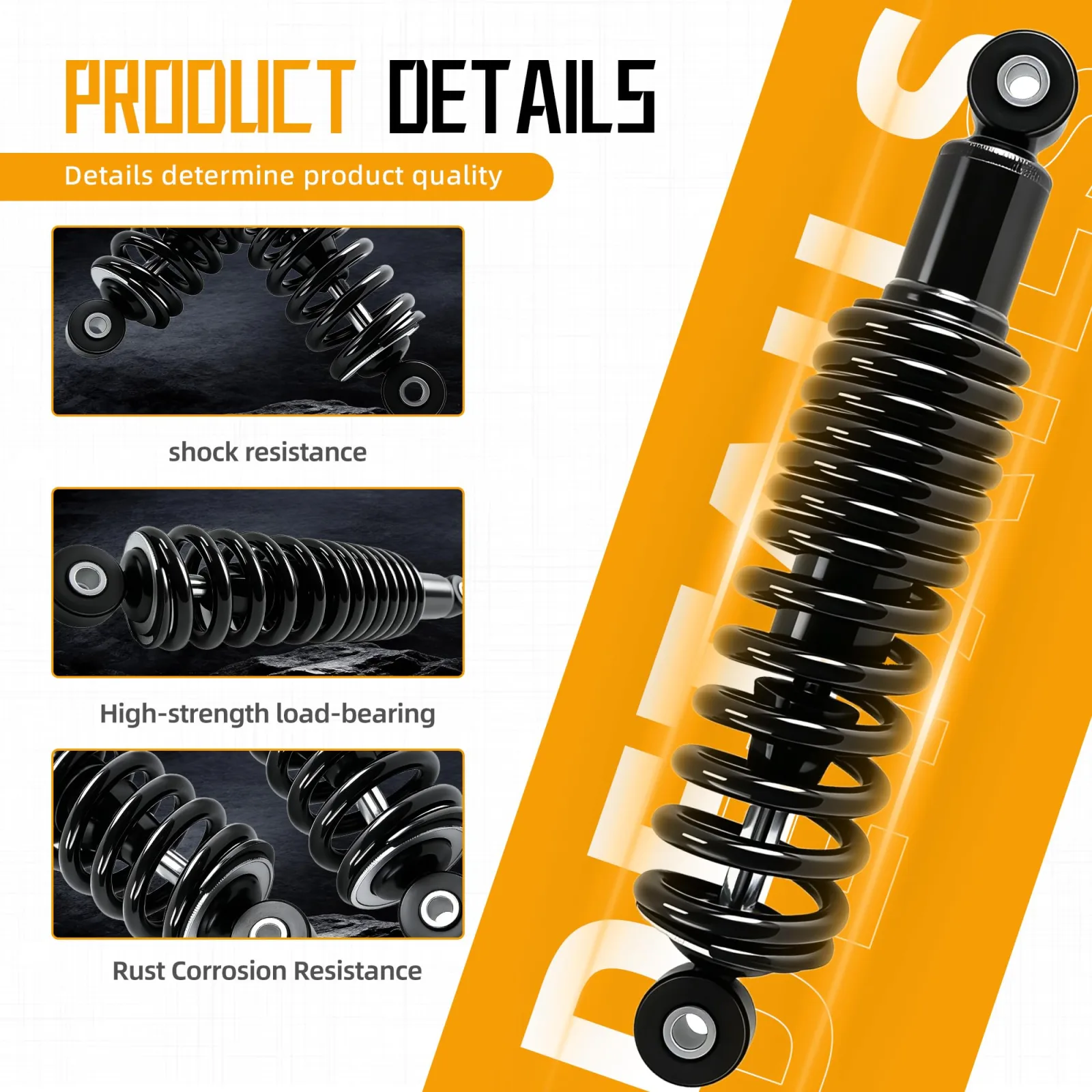 Mixopoly Rear Shock Absorber Set for Yamaha G14/G16/G19/G22/G29 – JN4-F2210-00-00 image 4