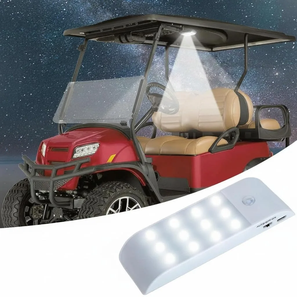 10L0L Rechargeable LED Golf Cart Dome Light