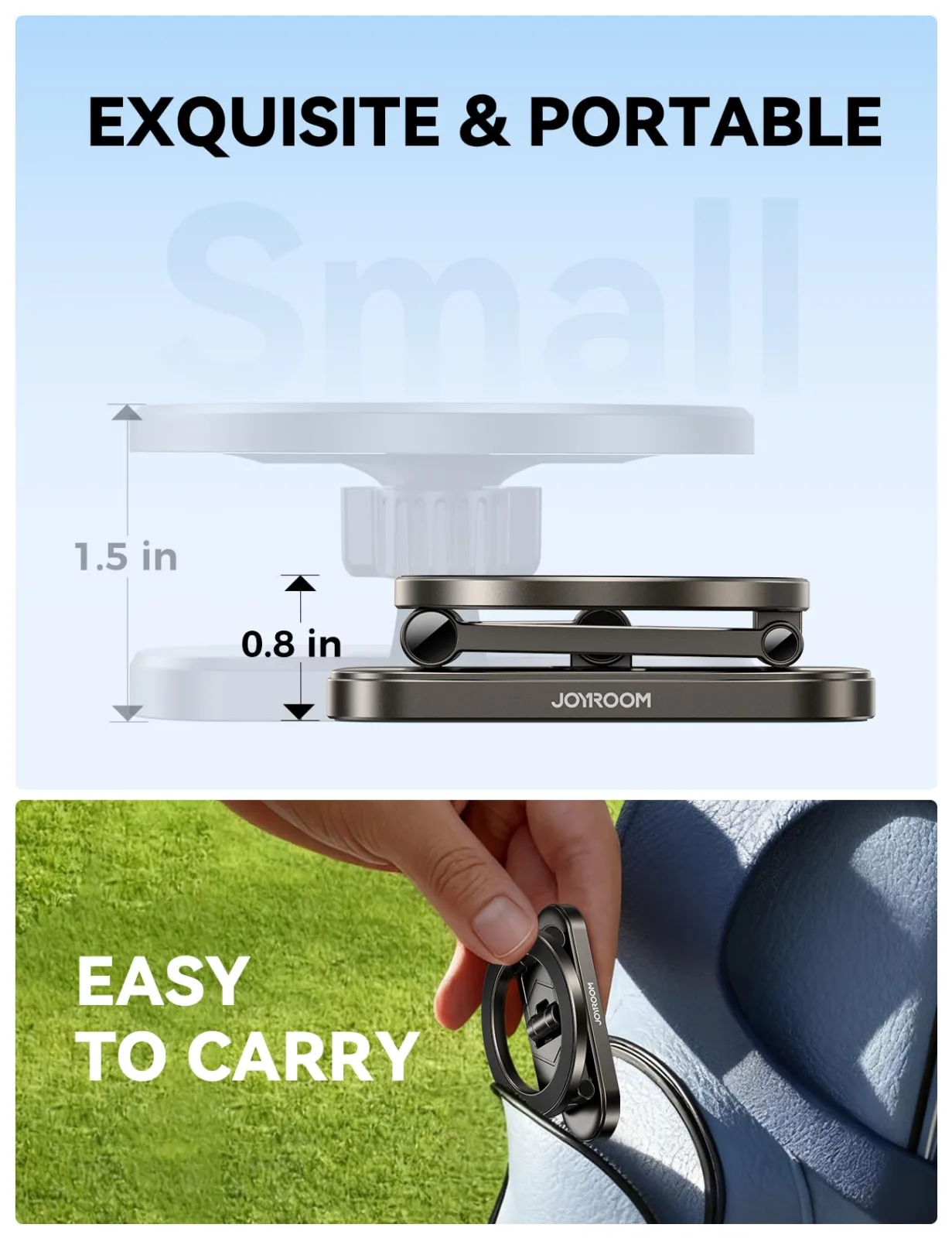 JOYROOM Magnetic Golf Cart Phone Holder for iPhone 12-17 image 4