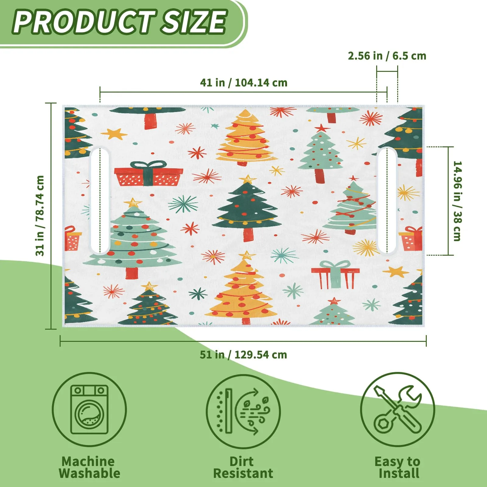Tiveruda Golf Cart Seat Cover for Double Seats image 2