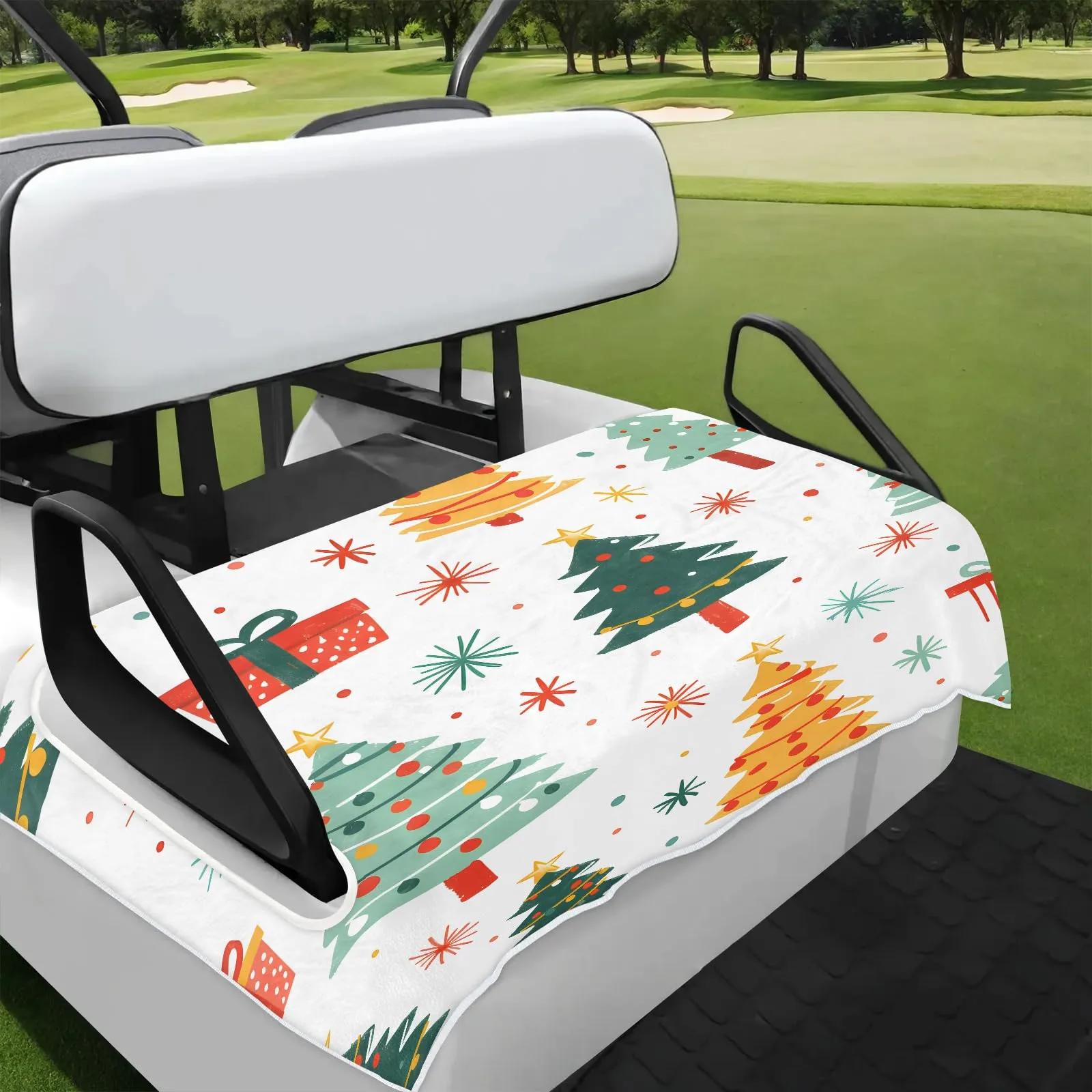 Tiveruda Golf Cart Seat Cover for Double Seats