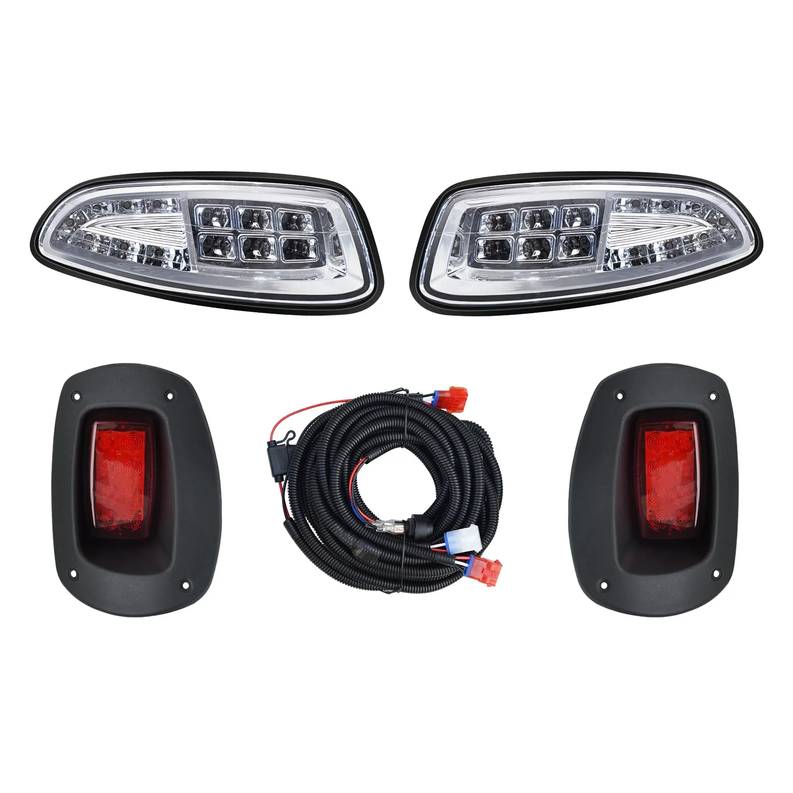 Shu-Ran LED Headlight & Taillight Kit for E-Z-GO RXV