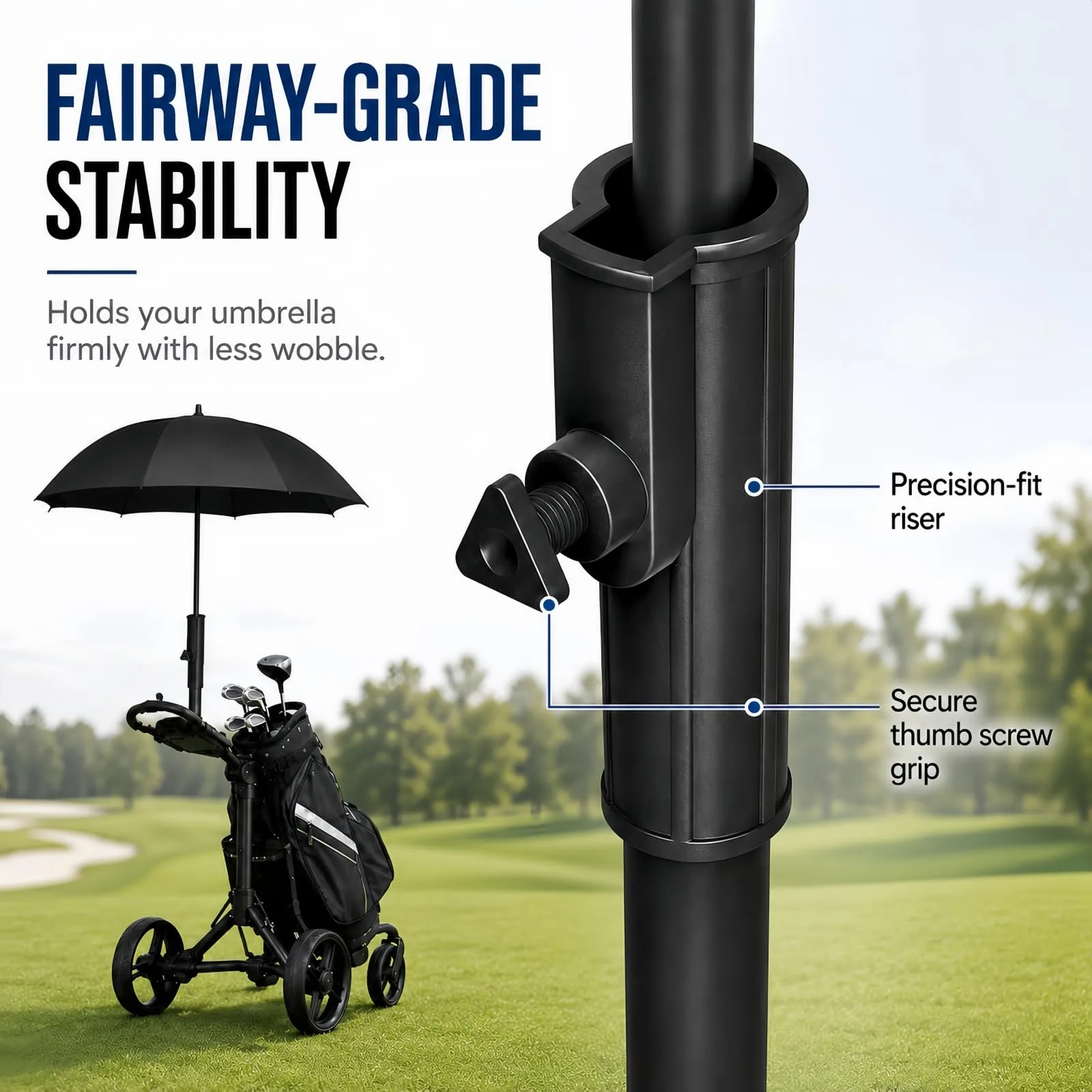 Generic 6-Inch Umbrella Holder Extension for MGI Zip Navigator image 3