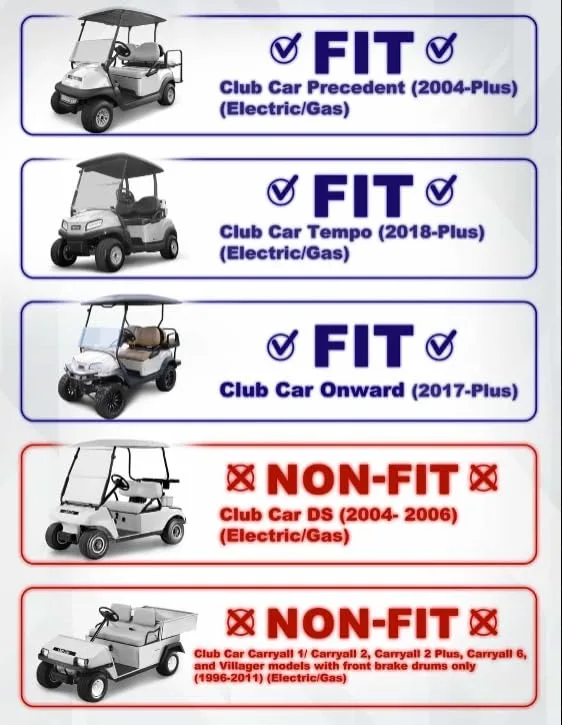 6-Inch Lift Kit for Club Car Precedent, Tempo & Onward image 3