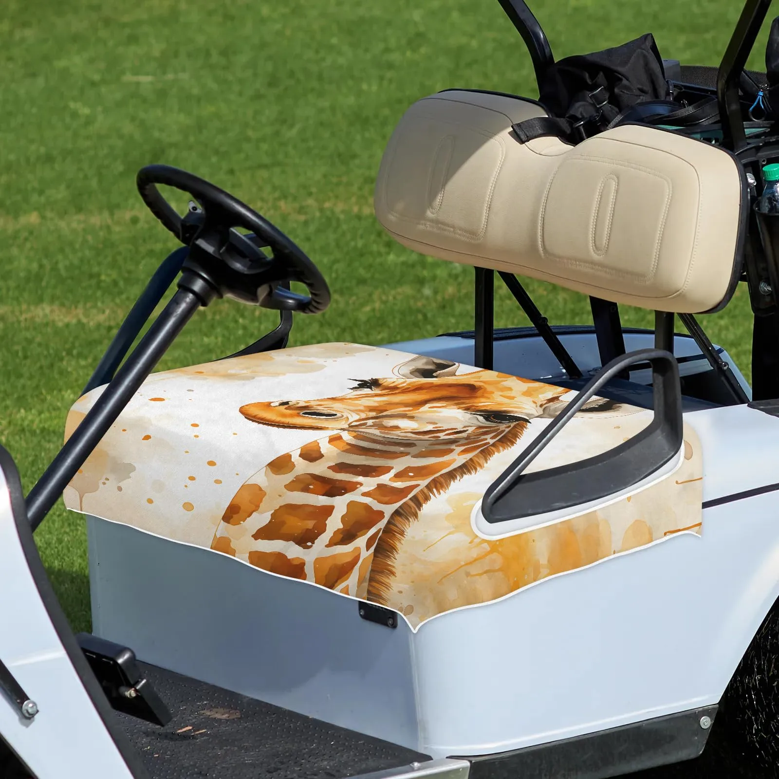 Tiveruda Giraffe Print Golf Cart Seat Cover 51 x 31 in image 4