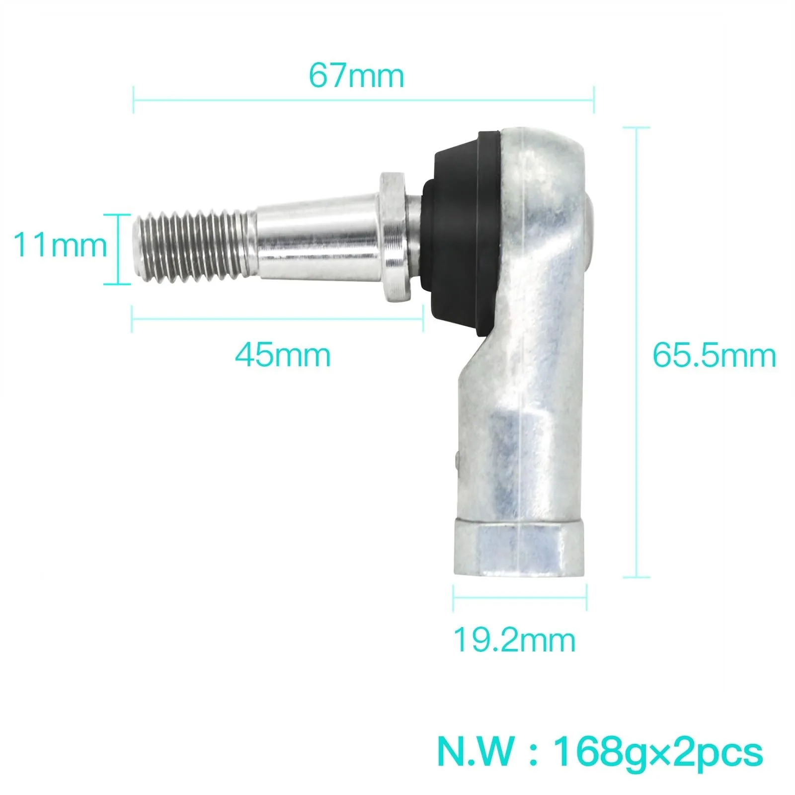 OETIBUFA Tie Rod Ball Head 70902-G01 / 70902-G02 (Left & Right) image 4