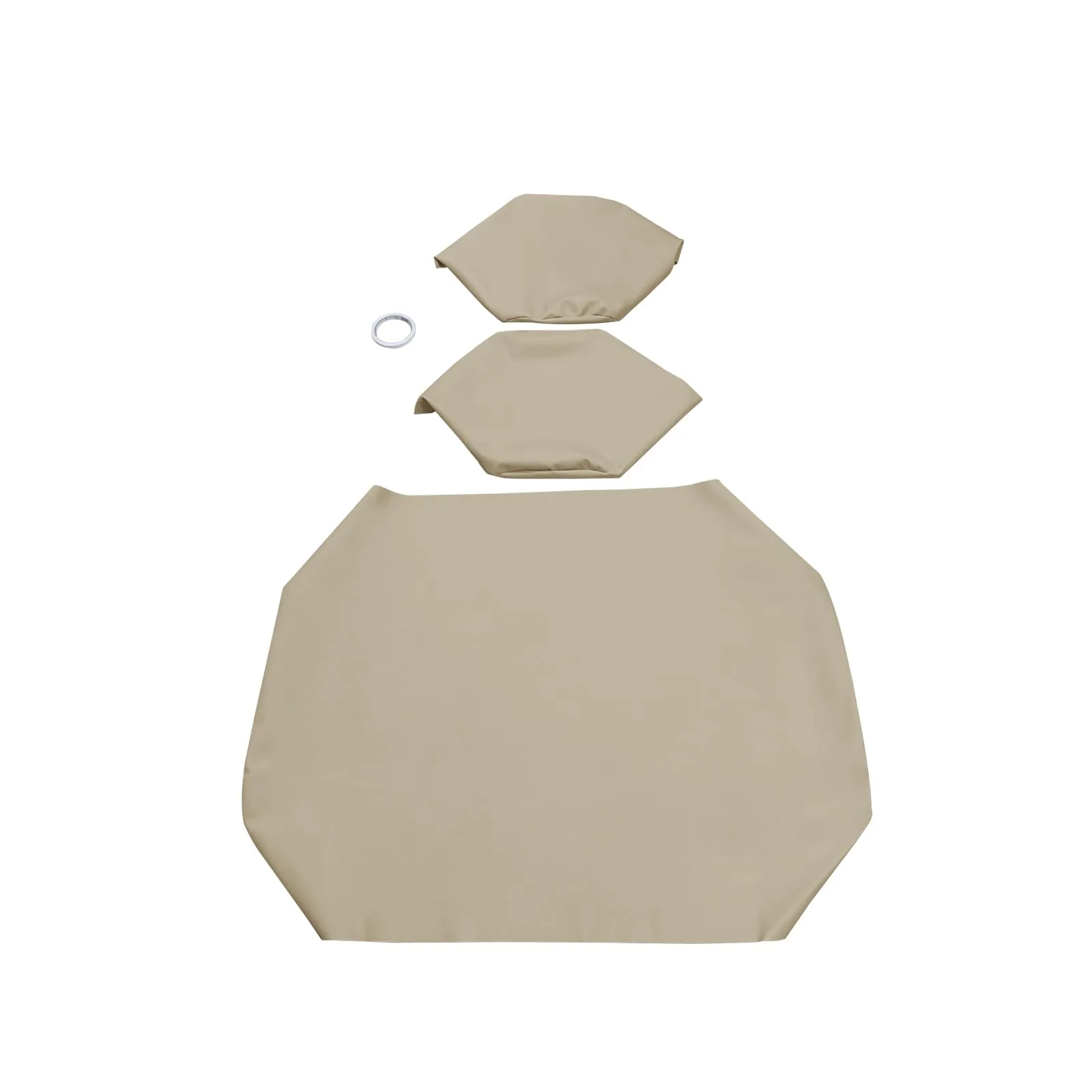 Generic Beige Seat Covers for 1982-2000 Club Car DS image 4