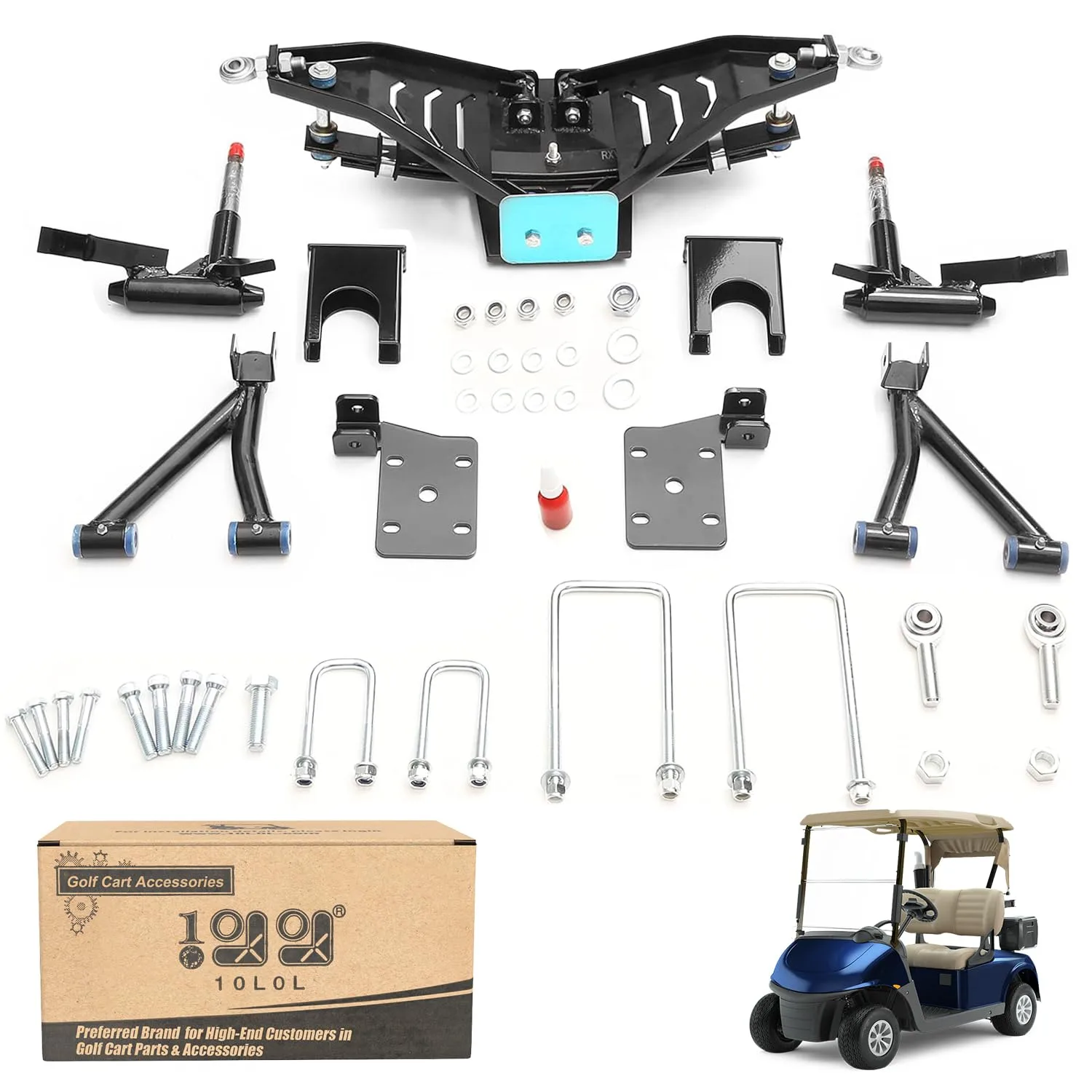 10L0L E-Z-GO RXV 6-Inch A-Arm Lift Kit