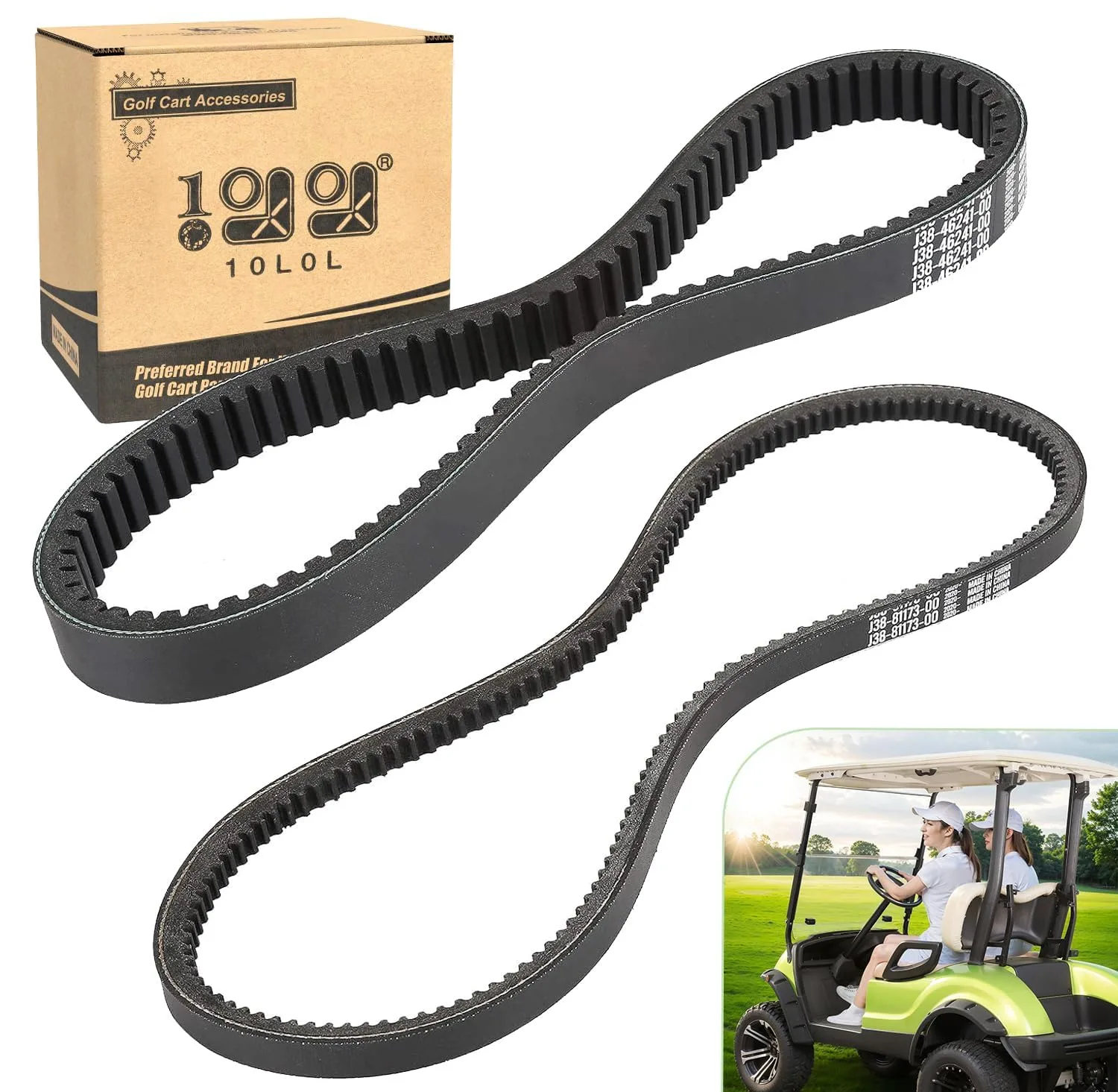 10L0L Starter Generator & Drive Belt Kit for Yamaha Golf Carts