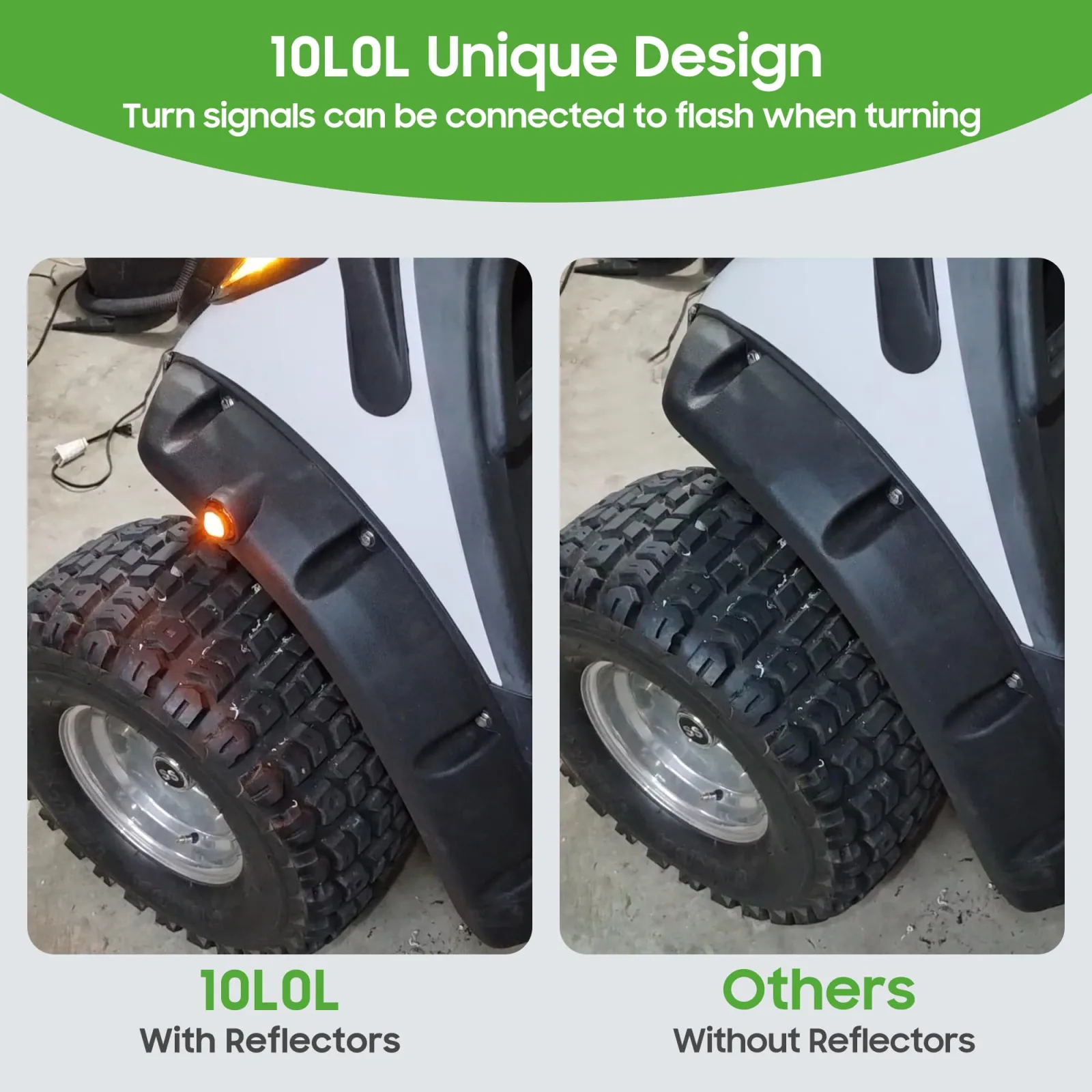 10L0L Fender Flares for E-Z-GO TXT 1998-2013 image 3