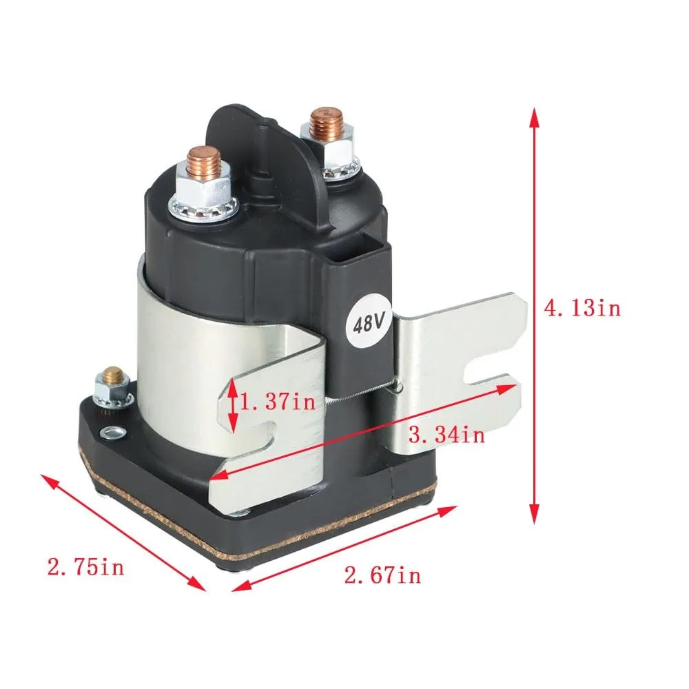 48V Solenoid for Yamaha G29 Drive Golf Cart image 2