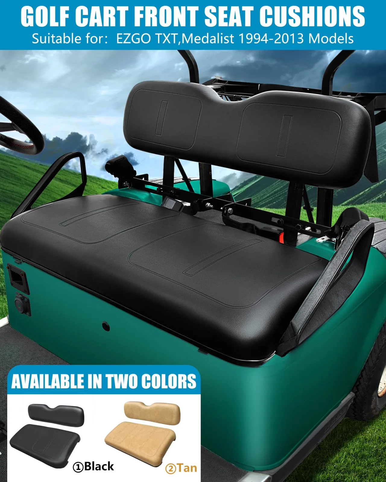 Shu-Ran Front Seat Kit for E-Z-GO TXT/Medalist image 2